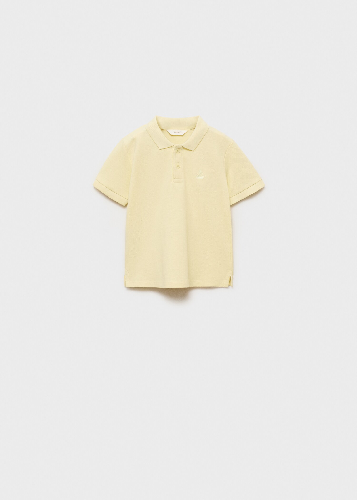 Gebreid poloshirt met korte mouw - Artikel zonder model