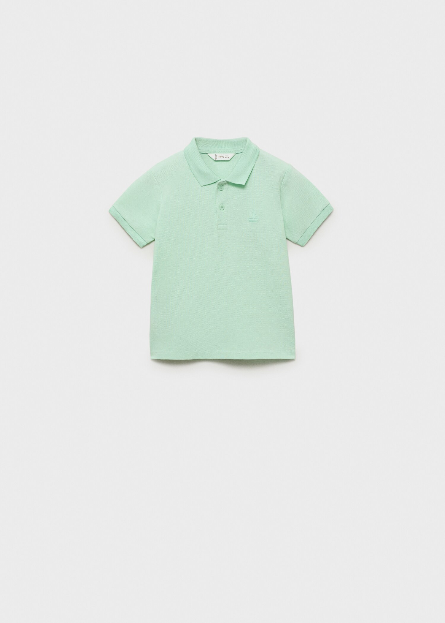 Gebreid poloshirt met korte mouw - Artikel zonder model
