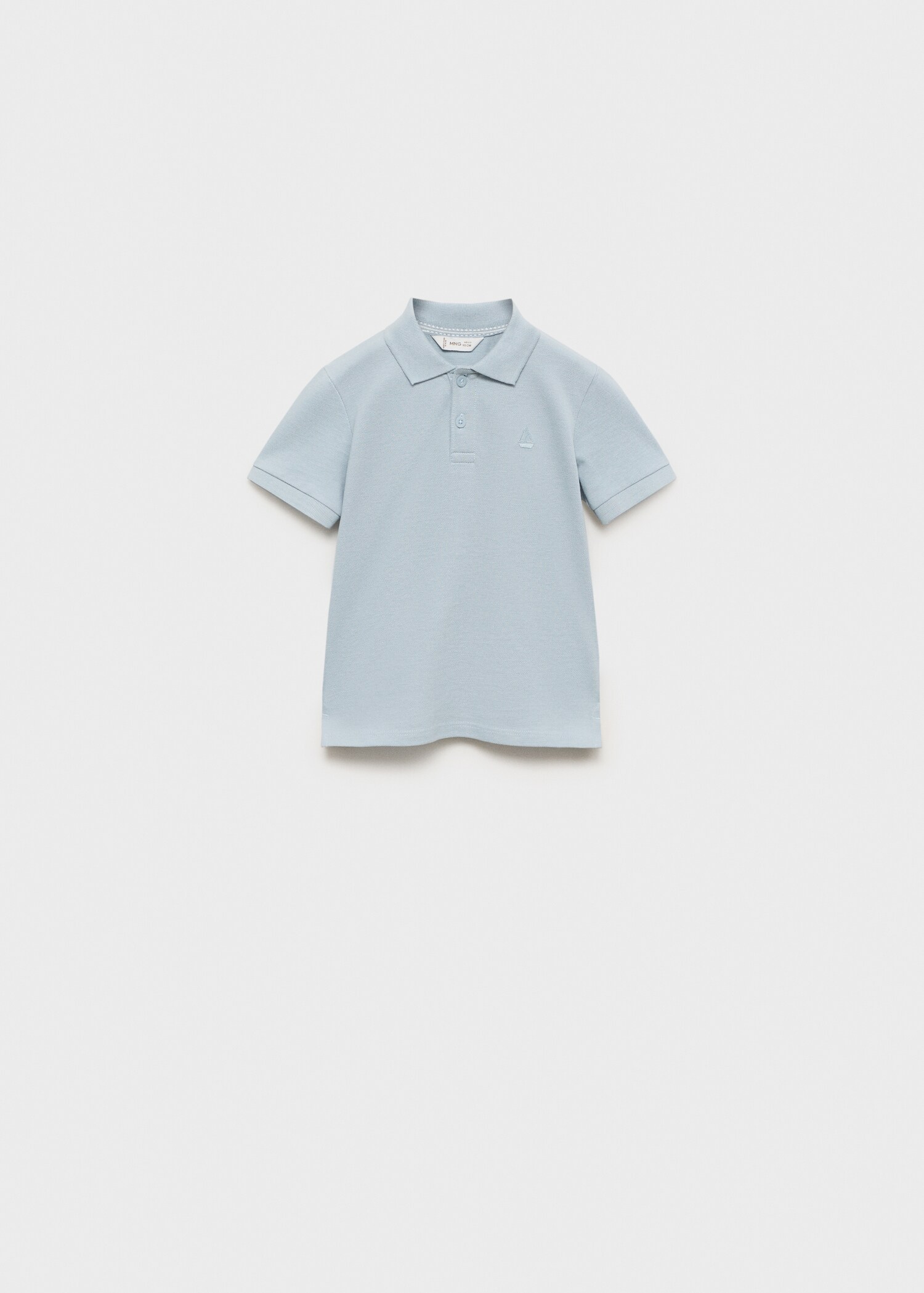 Gebreid poloshirt met korte mouw - Artikel zonder model