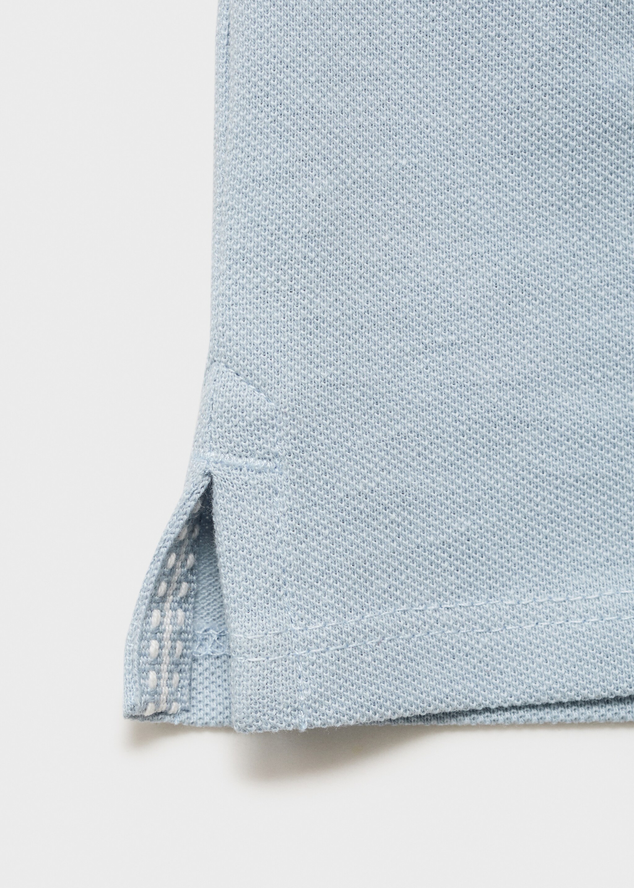 Polo maille manches courtes - Détail de l'article 0, Bleu ciel. Ref: 87084390-00.