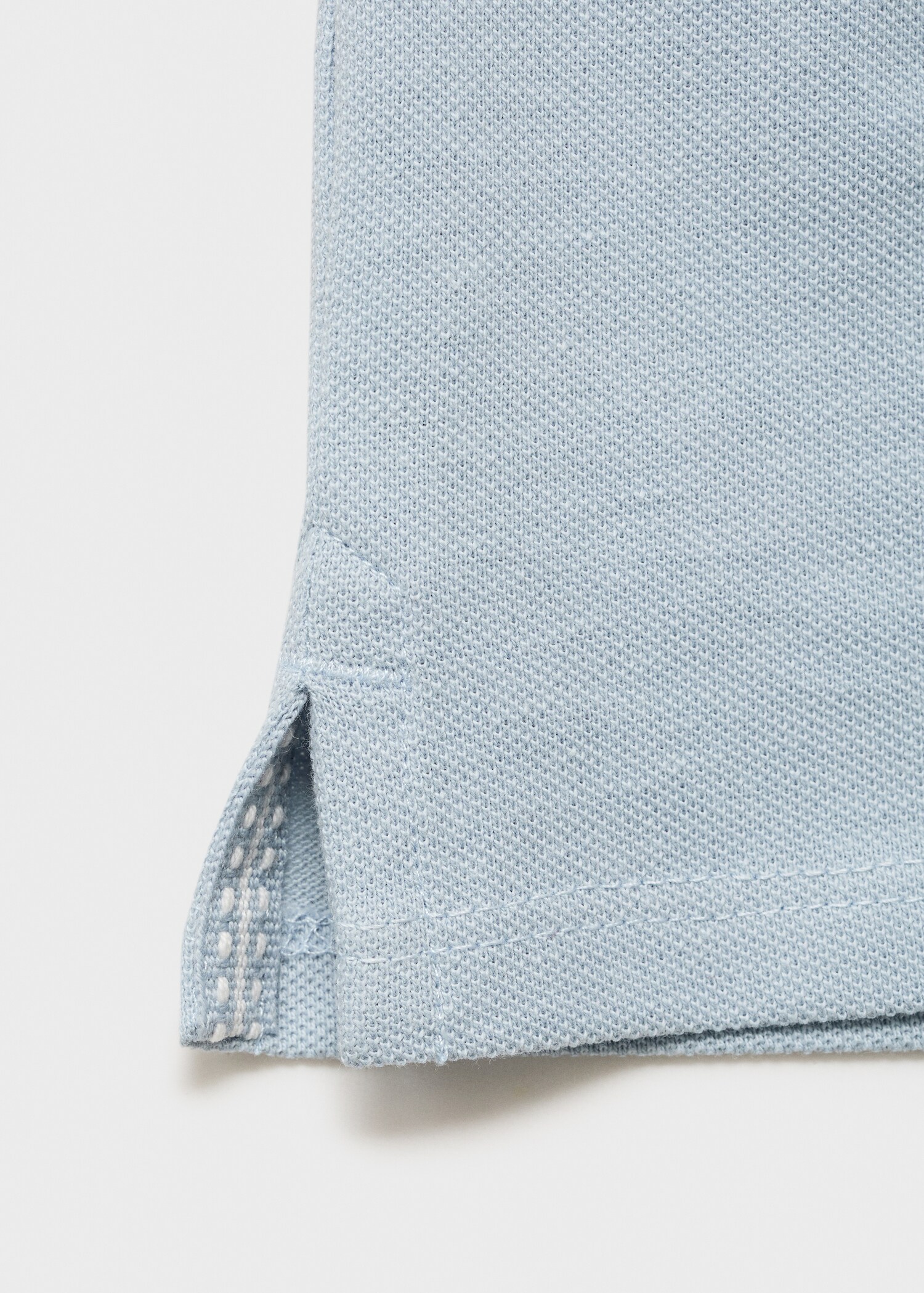 Gebreid poloshirt met korte mouw - Detail van het artikel 0