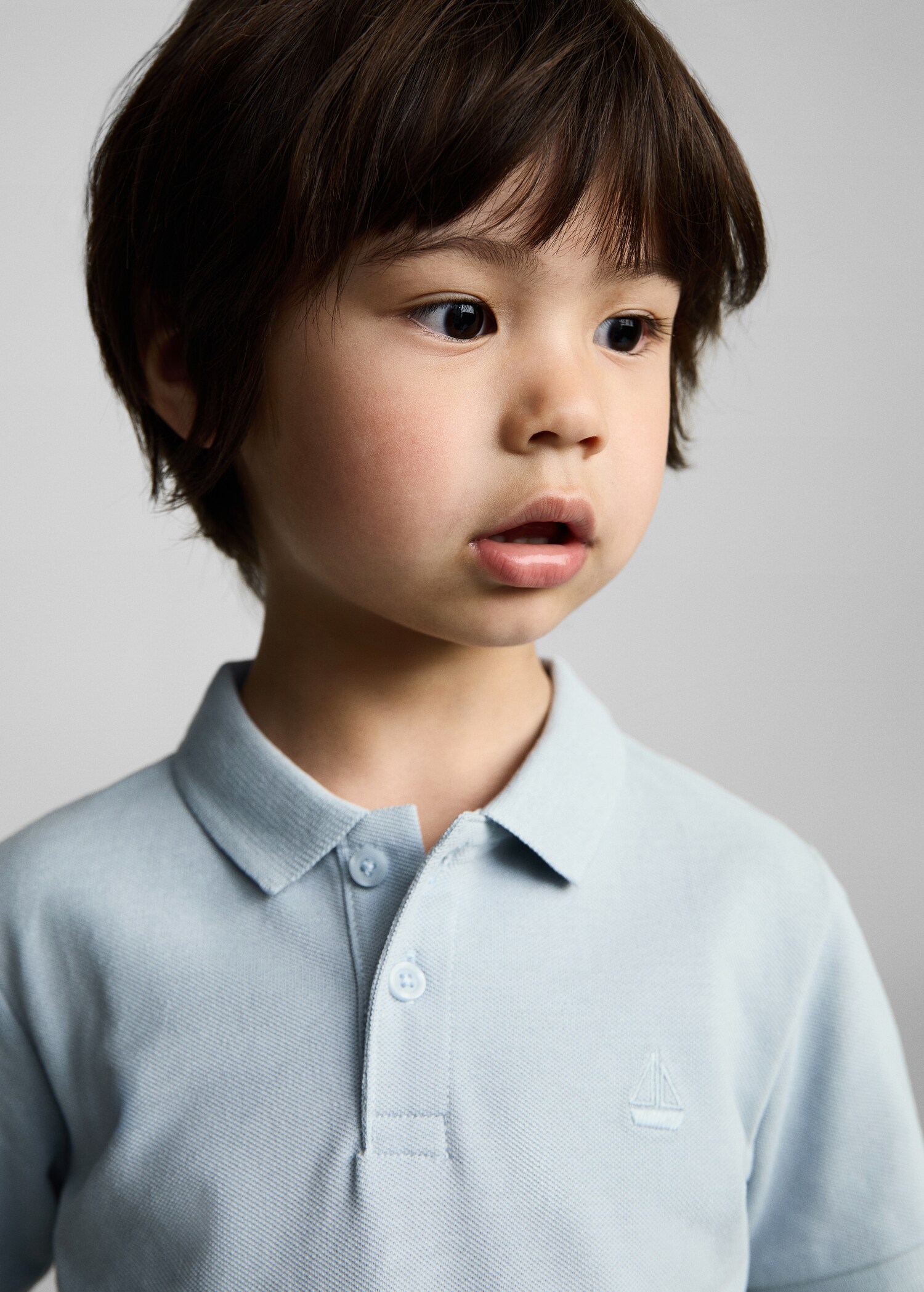 Gebreid poloshirt met korte mouw - Detail van het artikel 1