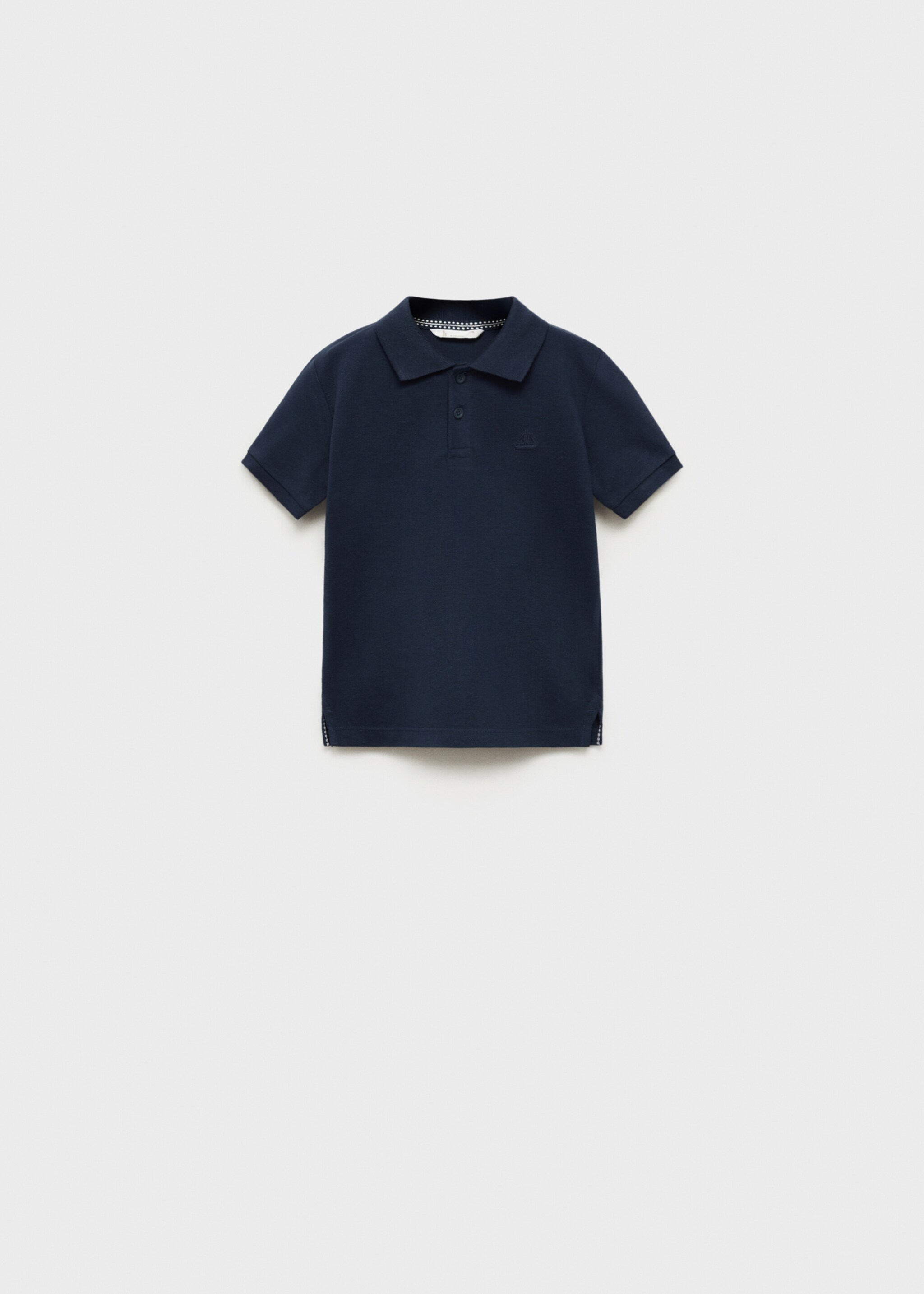 Polo punt màniga curta - Article sense model, Blau marí fosc. Ref: 87084390-00.