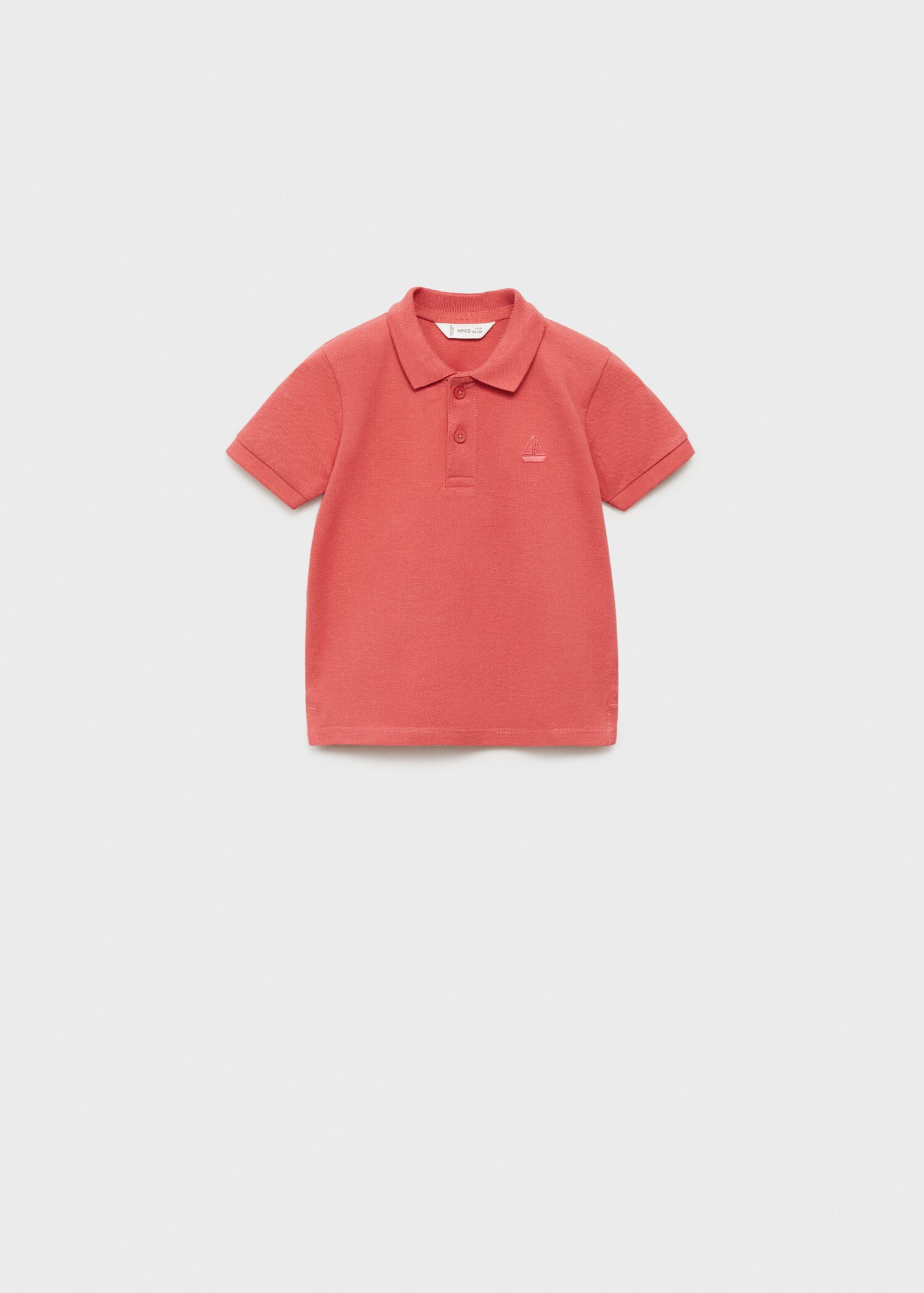 Gebreid poloshirt met korte mouw - Artikel zonder model