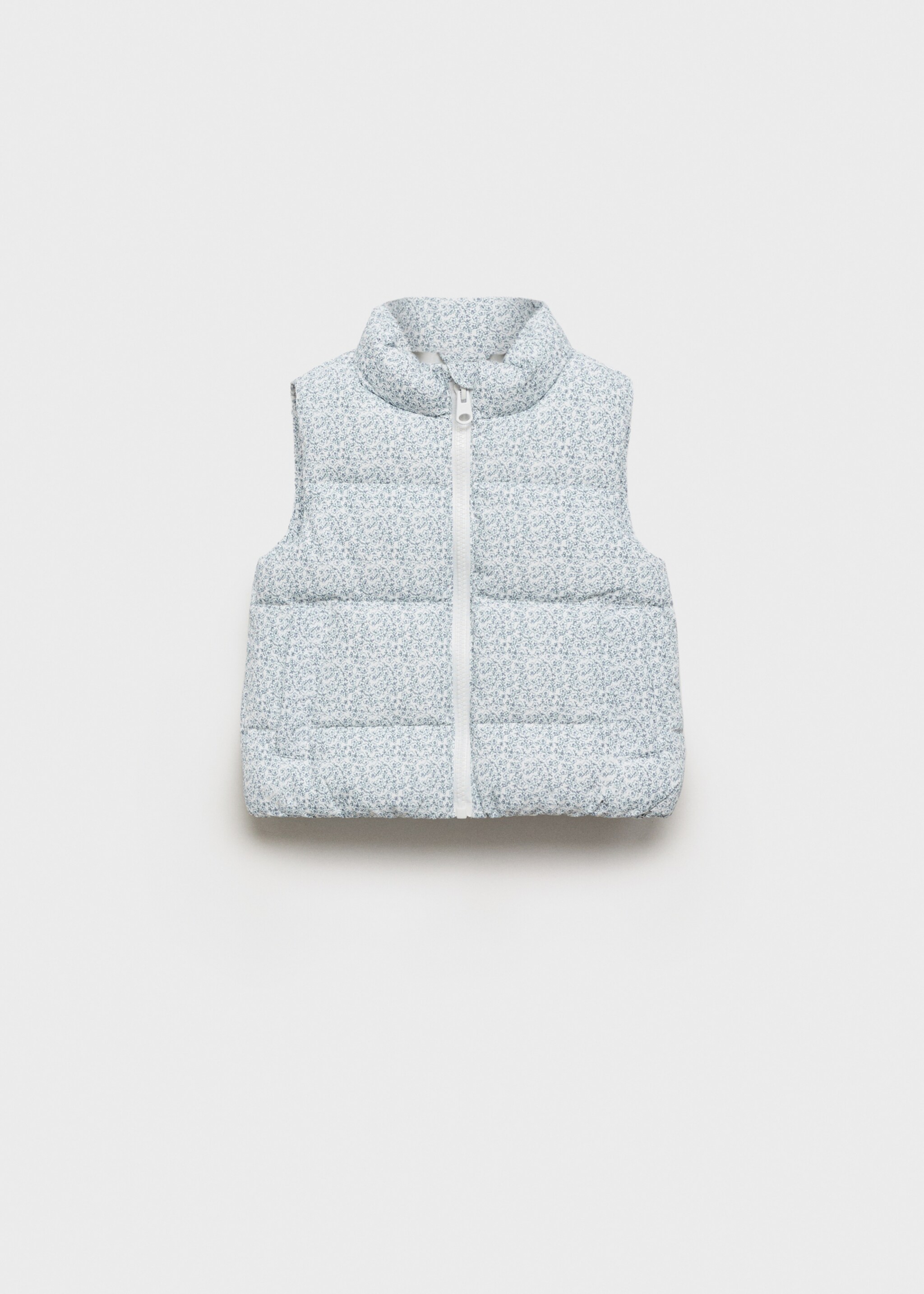 Chaleco acolchado estampado - Artículo sin modelo, Blanco. Ref: 87084391-00.