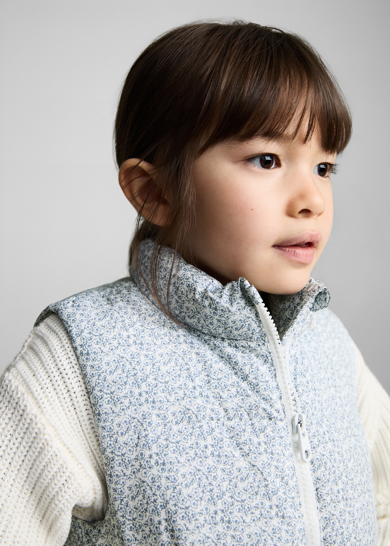 Chaleco acolchado estampado - Detalle del artículo 1