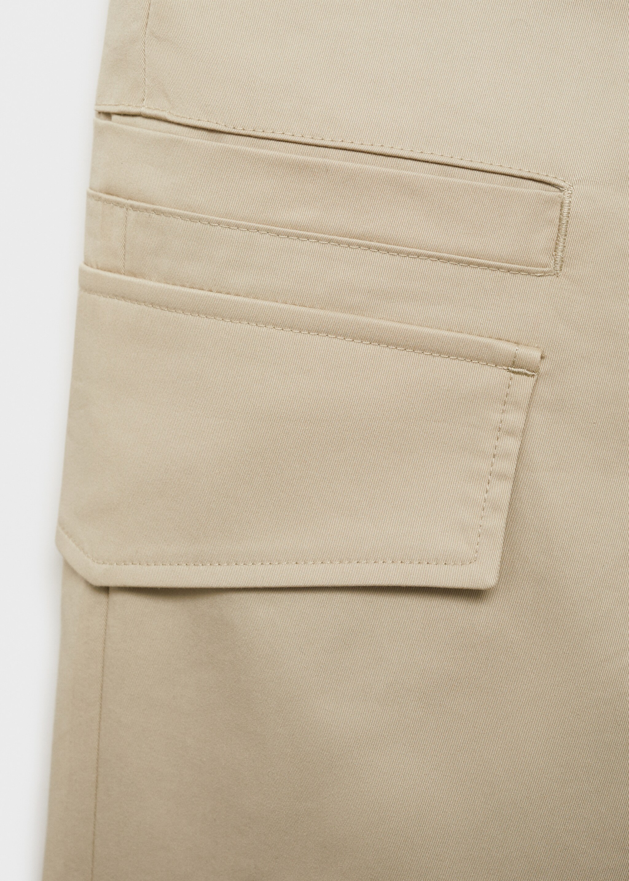 Relaxed-fit trousers with pocket - Details of the article 0, Pastel Yellow. Ref: 87084395-00.