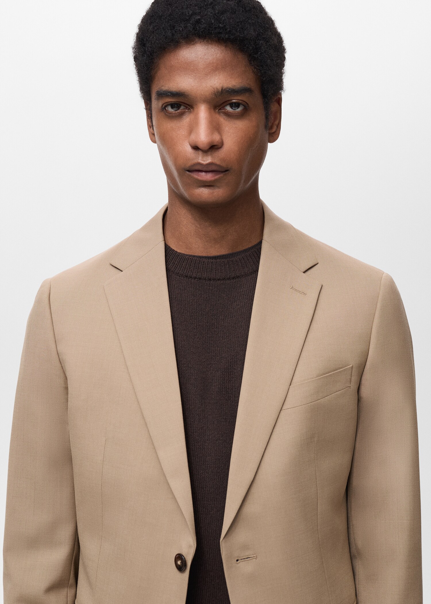 Turin 100% virgin wool suit jacket - Details of the article 1