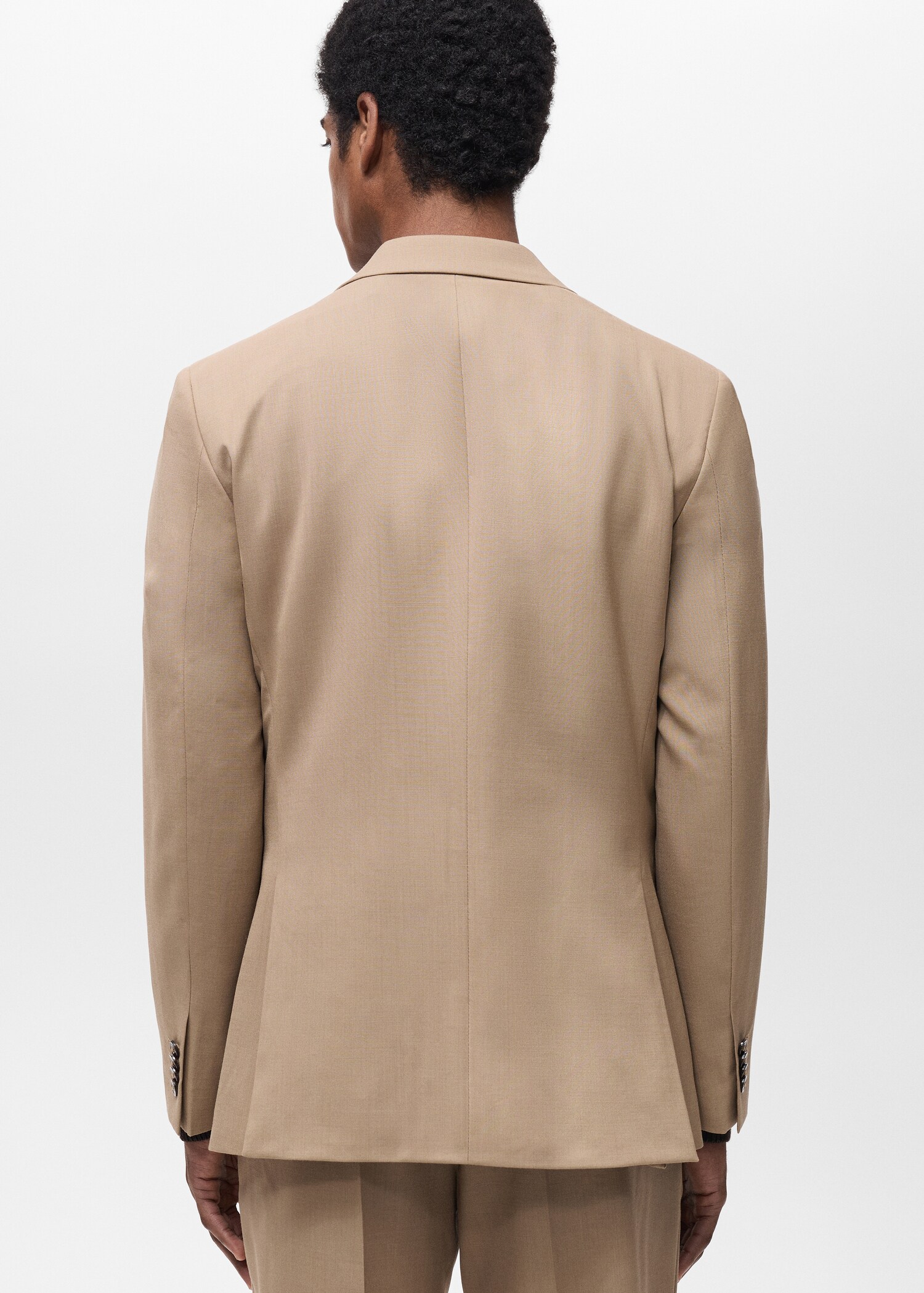 Turin 100% virgin wool suit jacket - Reverse of the article