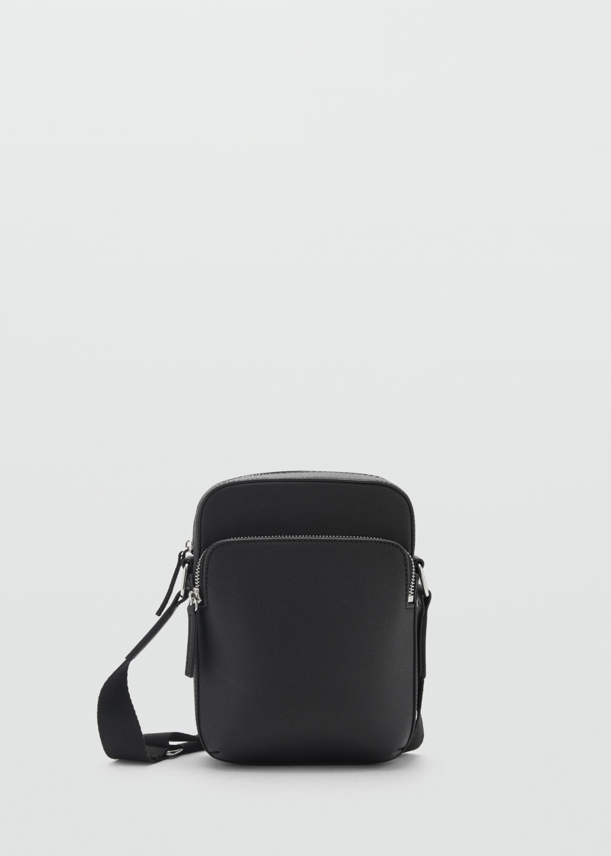 Patent faux-leather shoulder bag - Article without model, Black. Ref: 87084397-00.