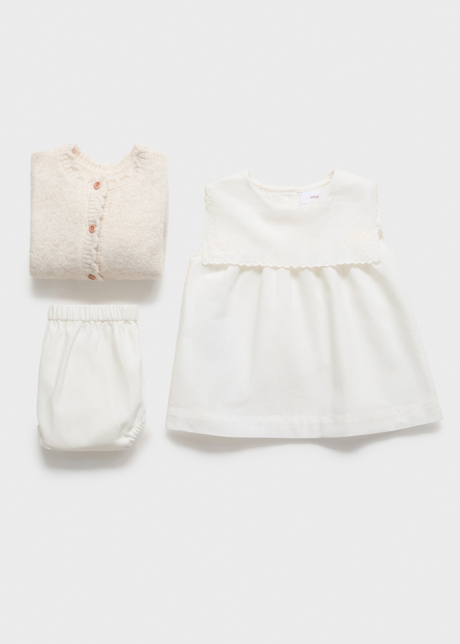 Cotton dress and nappy cover - Details of the article 0
