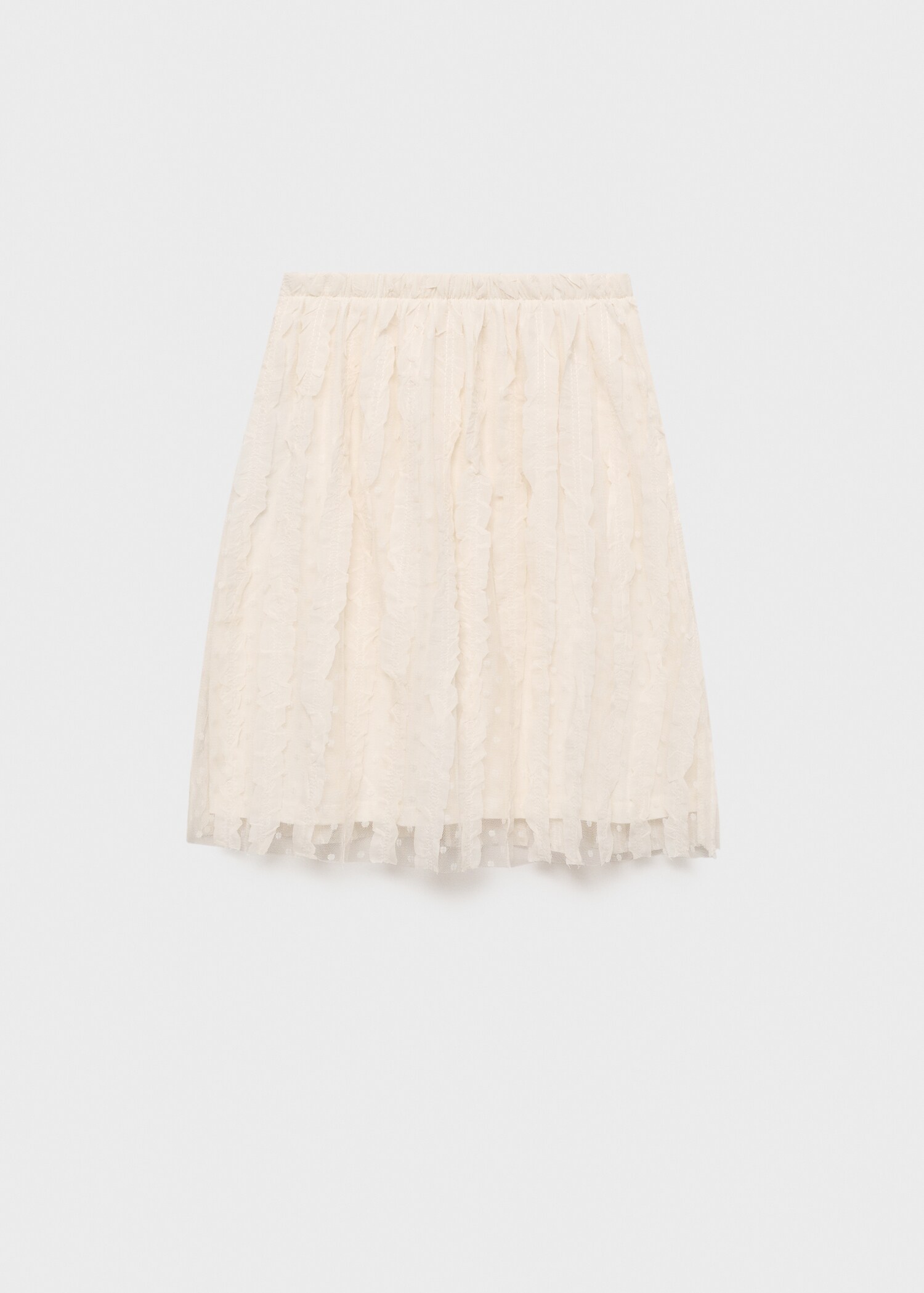 Contrast panels tulle skirt - Article without model