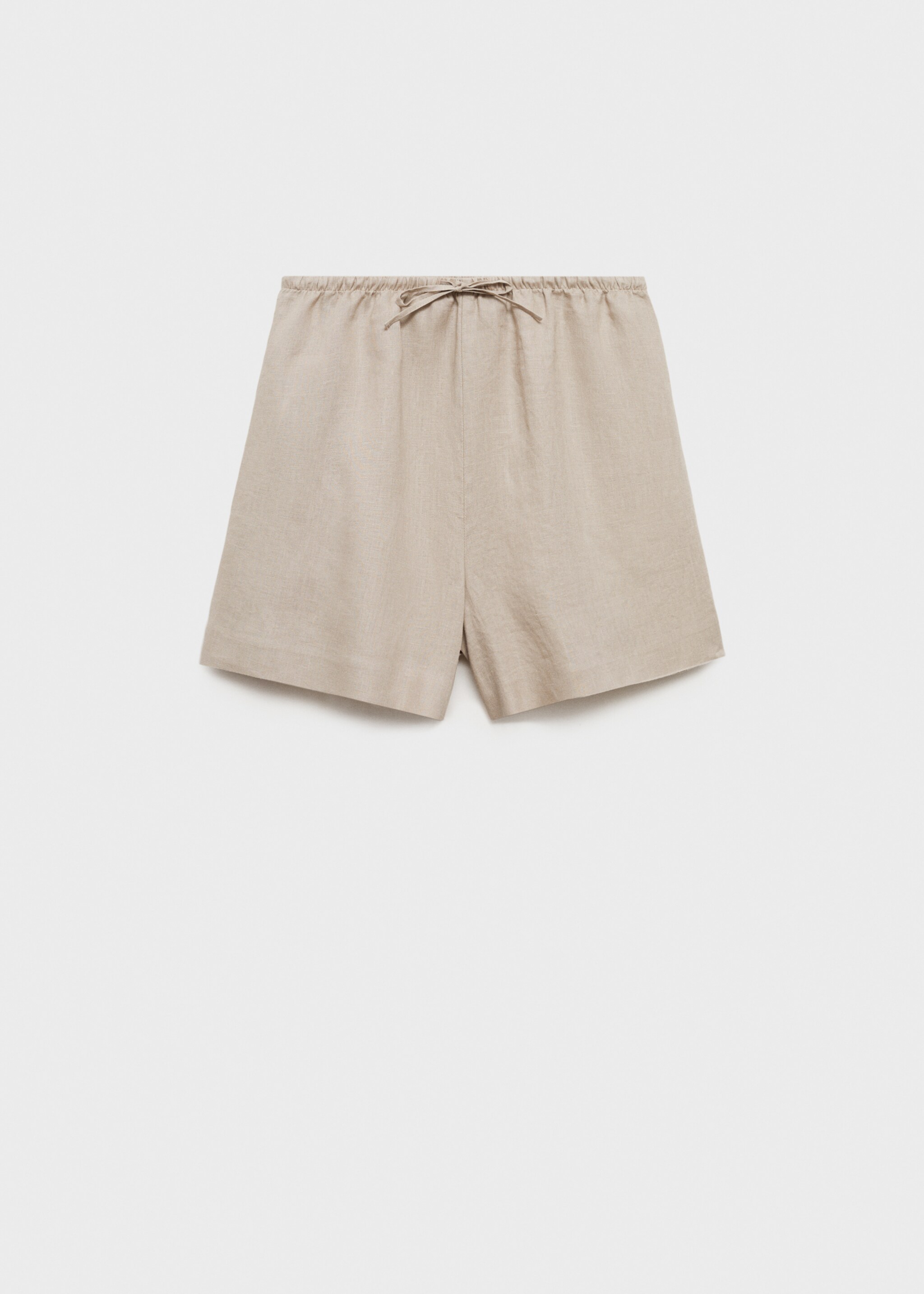 Linen shorts - Article without model, Sand. Ref: 87084403-00.