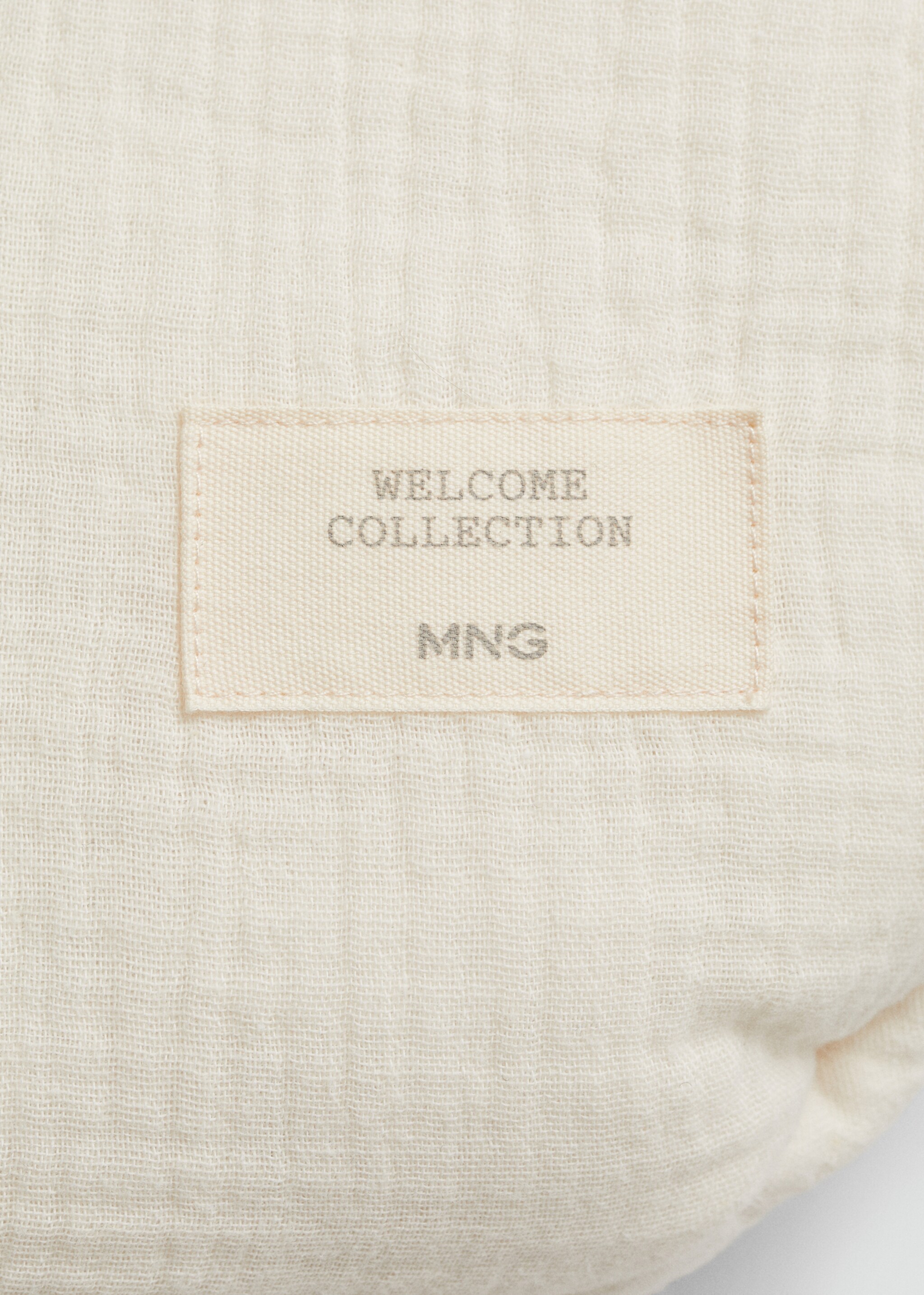 Fußsack aus Baumwolle - Detail des Artikels 2, Cremeweiß. Ref: 87084406-00.