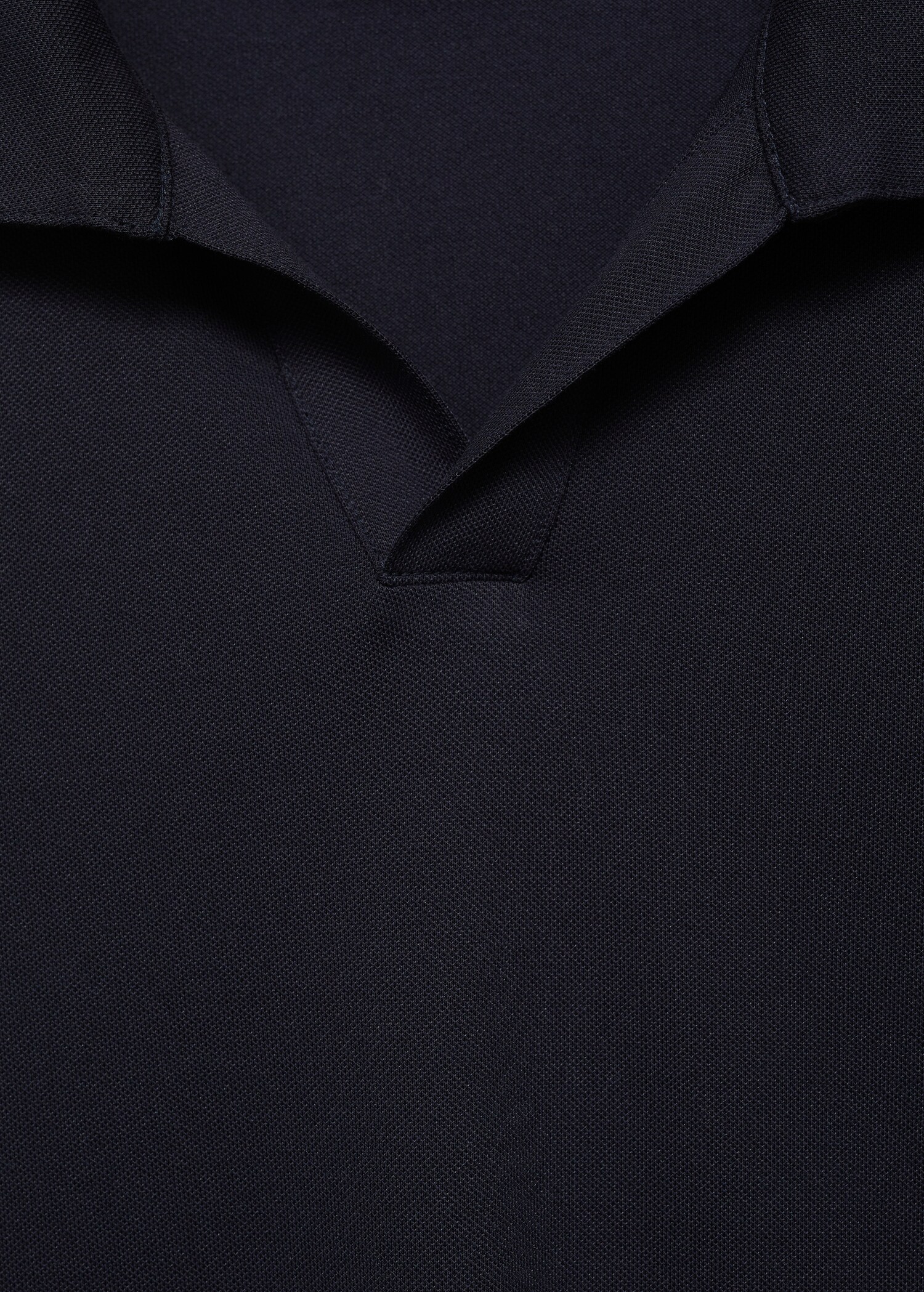 Slim Fit-Poloshirt aus Baumwoll-Piqué - Detail des Artikels 8