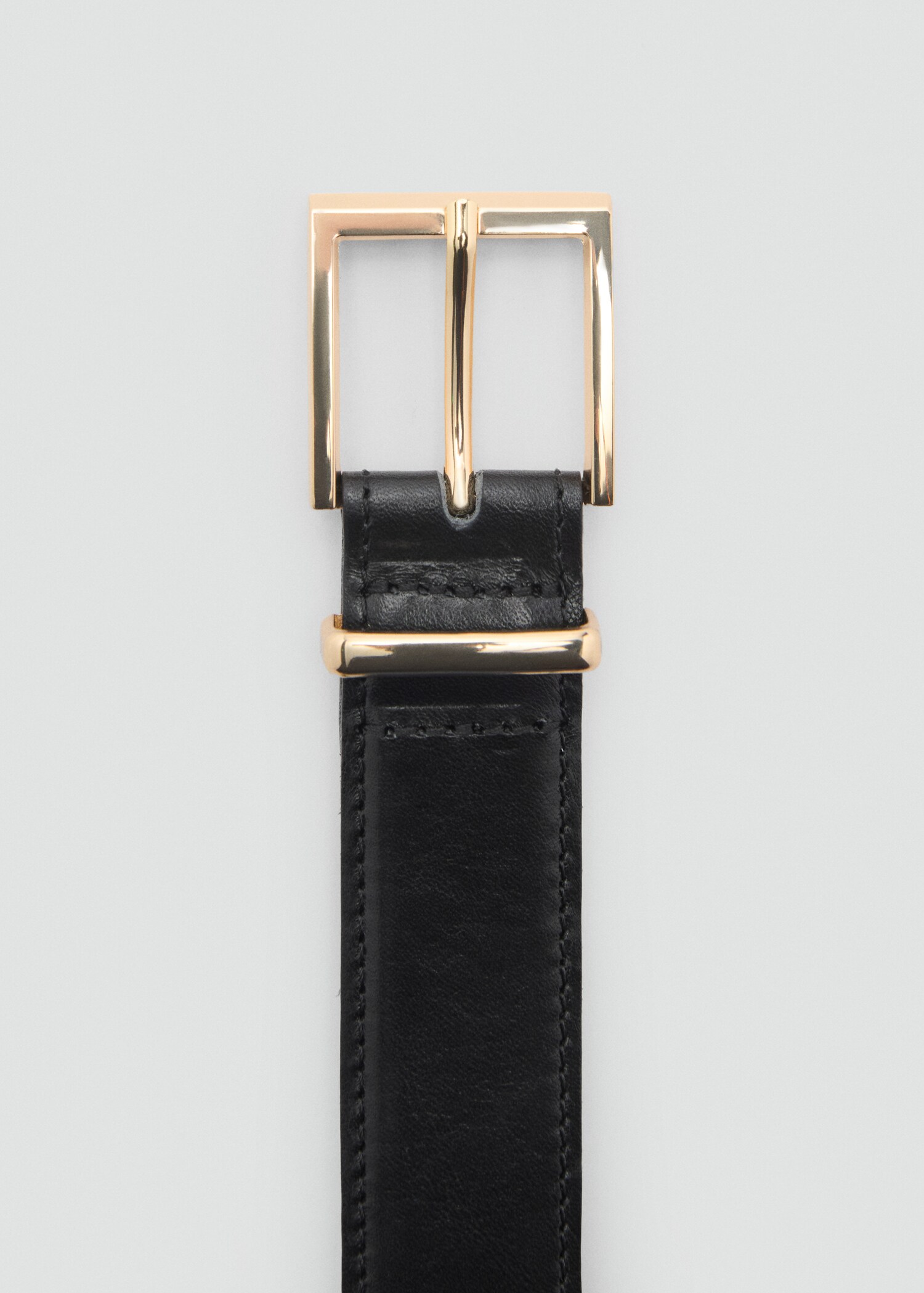 Ceinture cuir boucle carrée - Détail de l'article 1