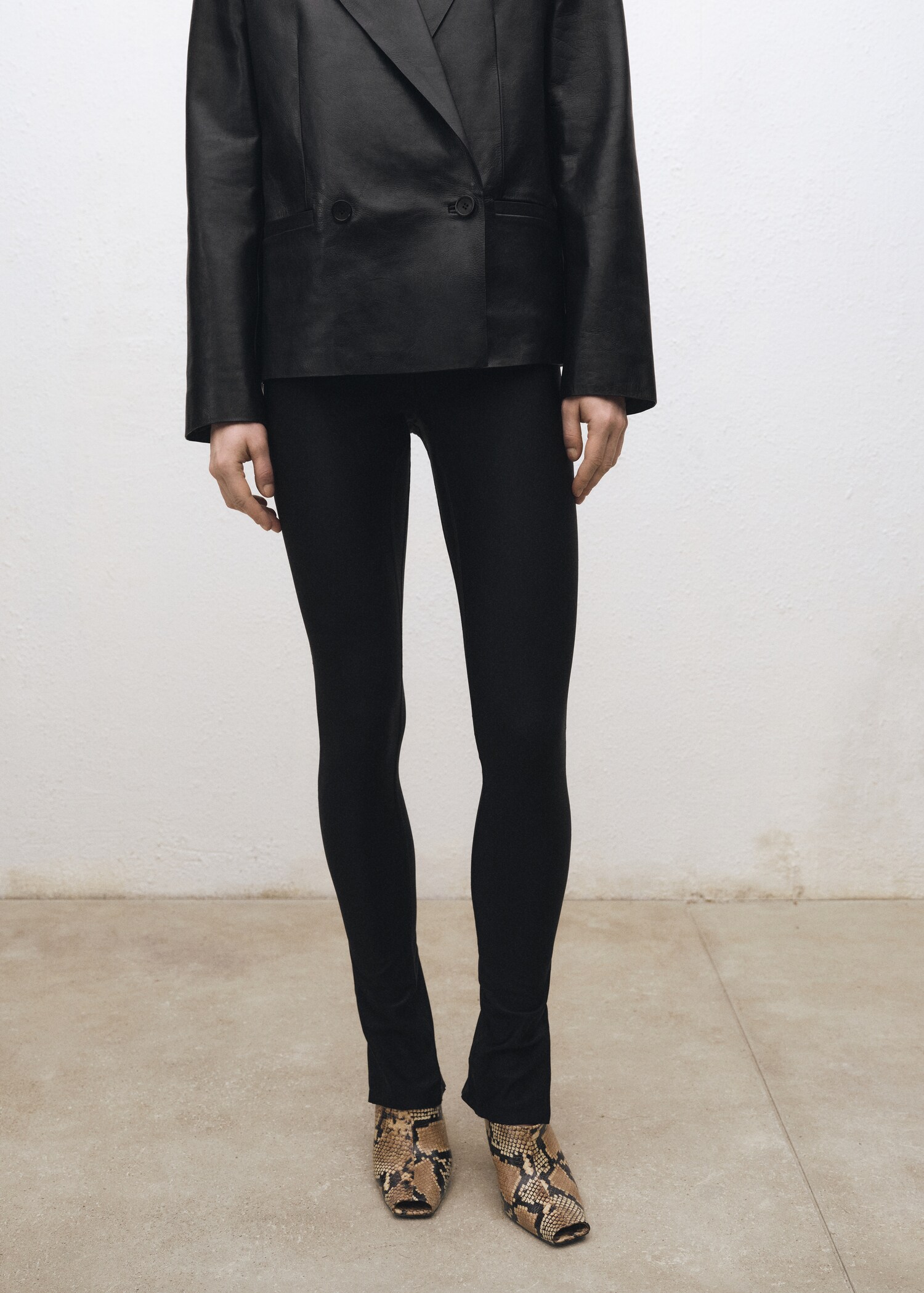 Leggings with zip - Medium plane