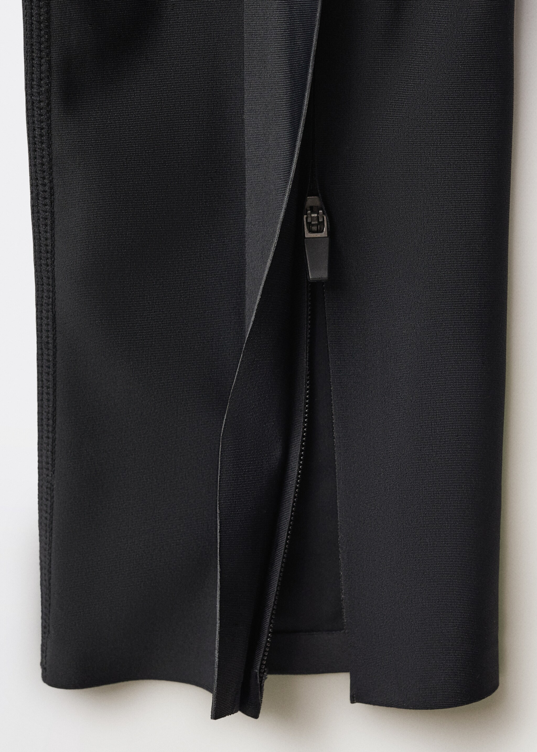 Leggings with zip - Details of the article 0, Black. Ref: 87084420-00.