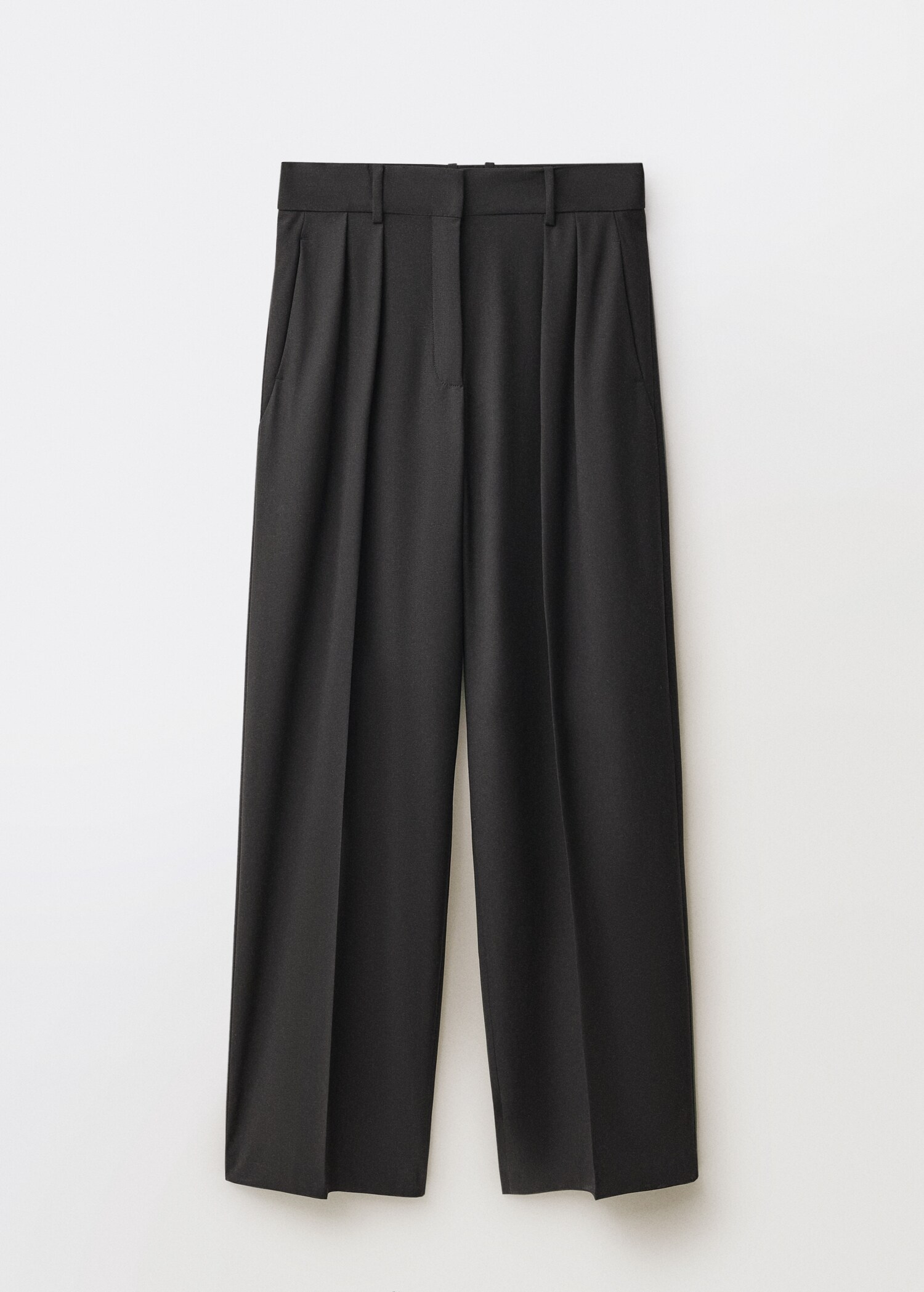 Wide leg wool-blend suit trousers - Article without model