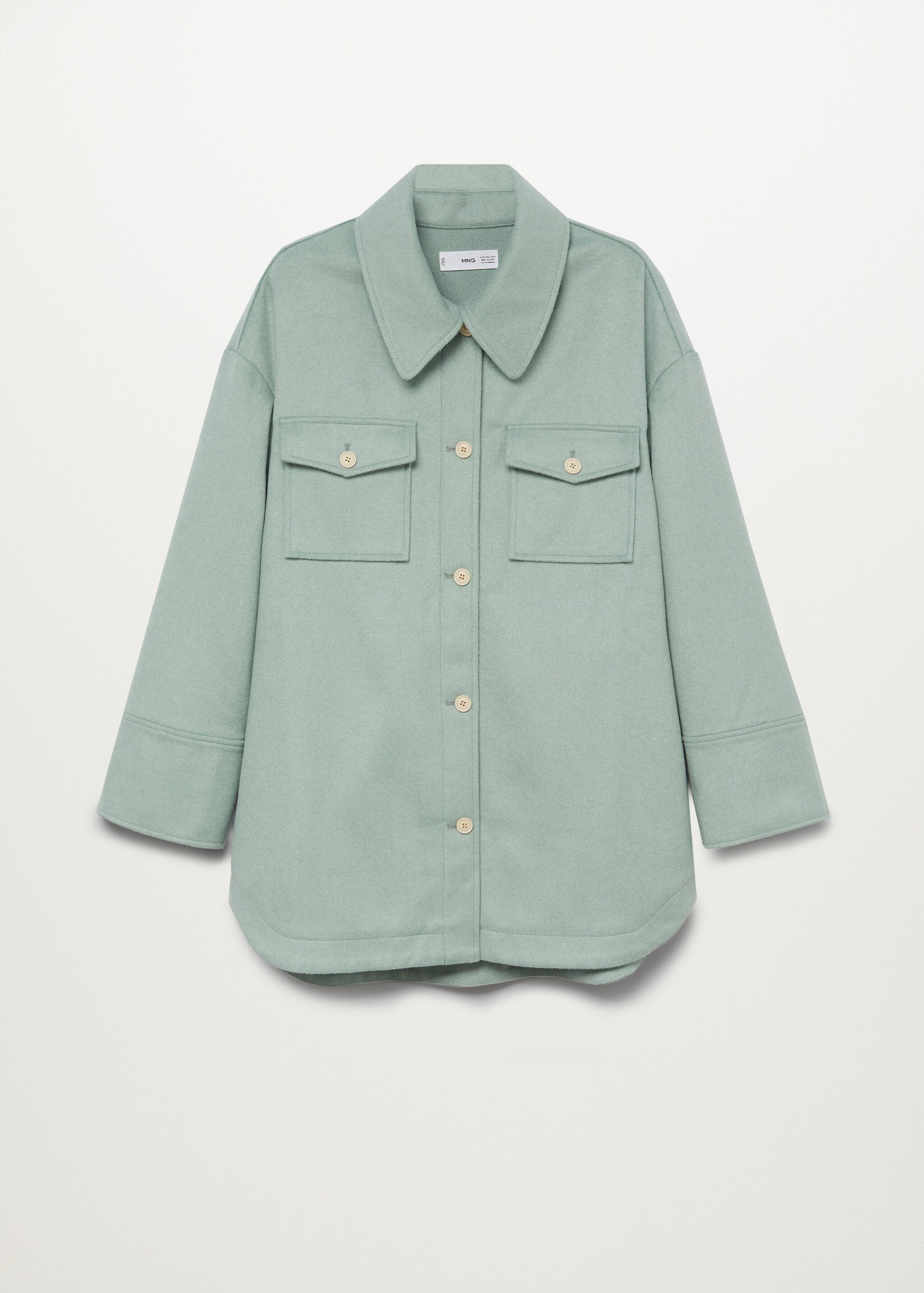Sobrecamisa lana oversize - Artículo sin modelo