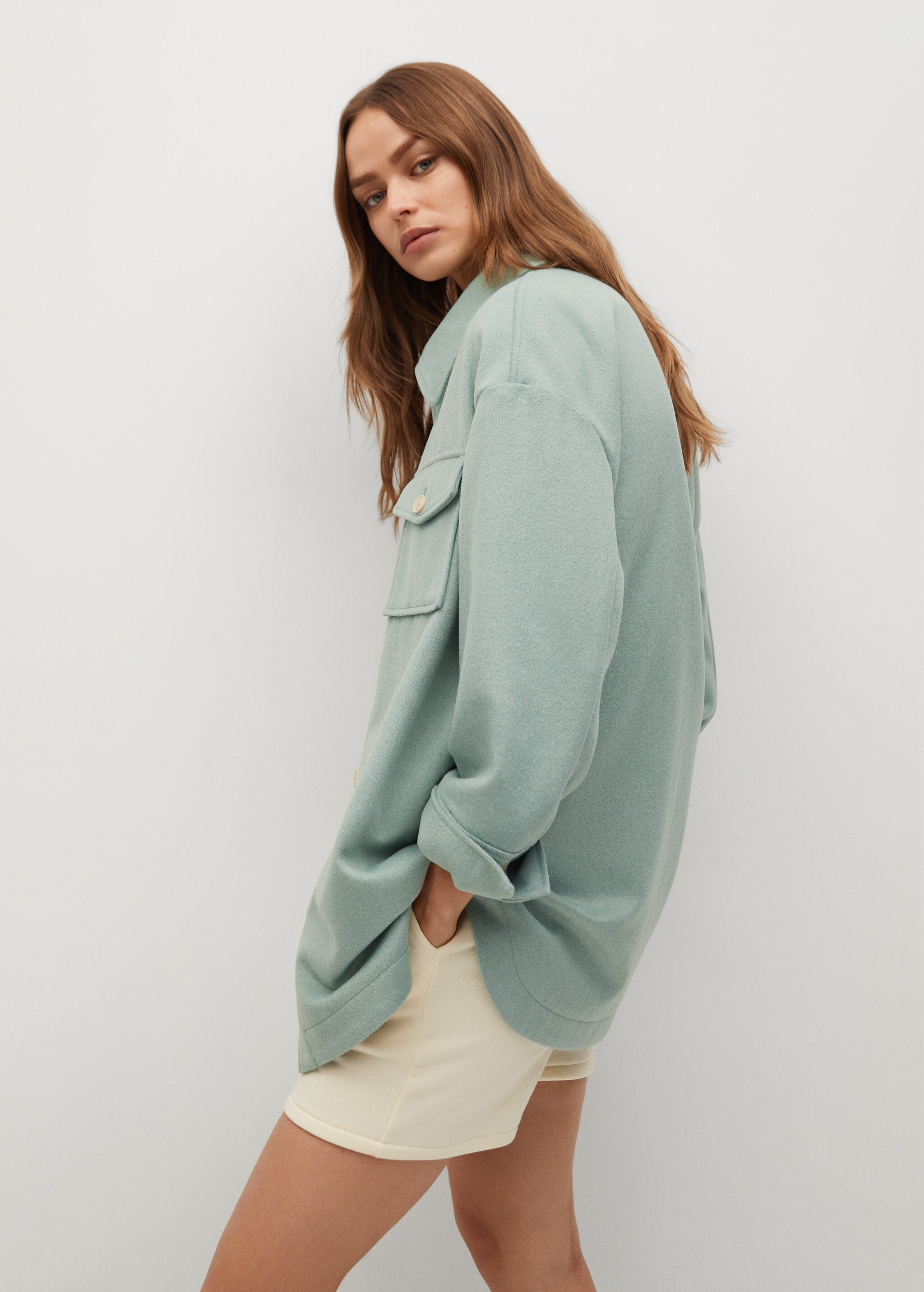 Sobrecamisa lana oversize - Detalle del artículo 3