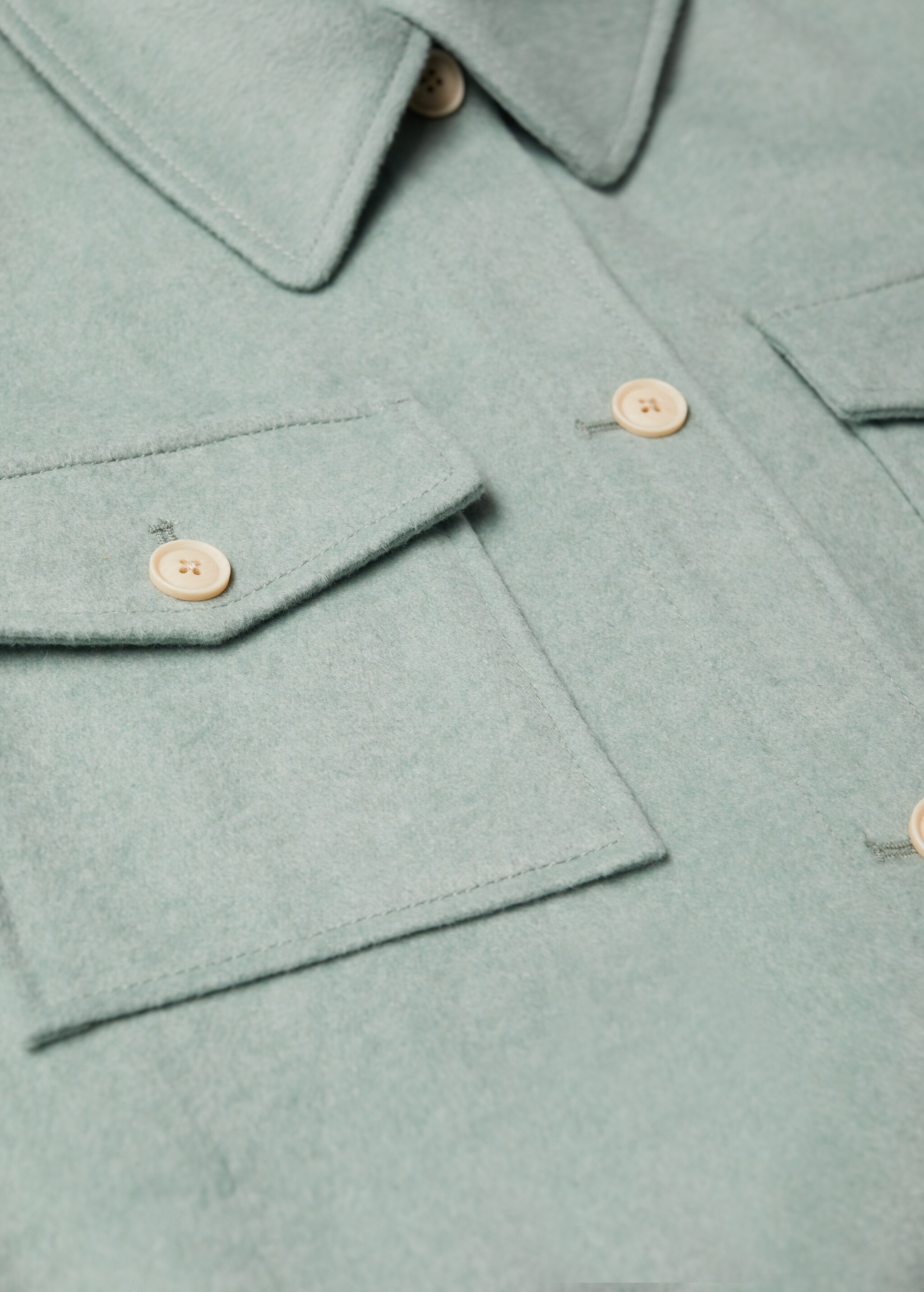 Sobrecamisa lana oversize - Detalle del artículo 8
