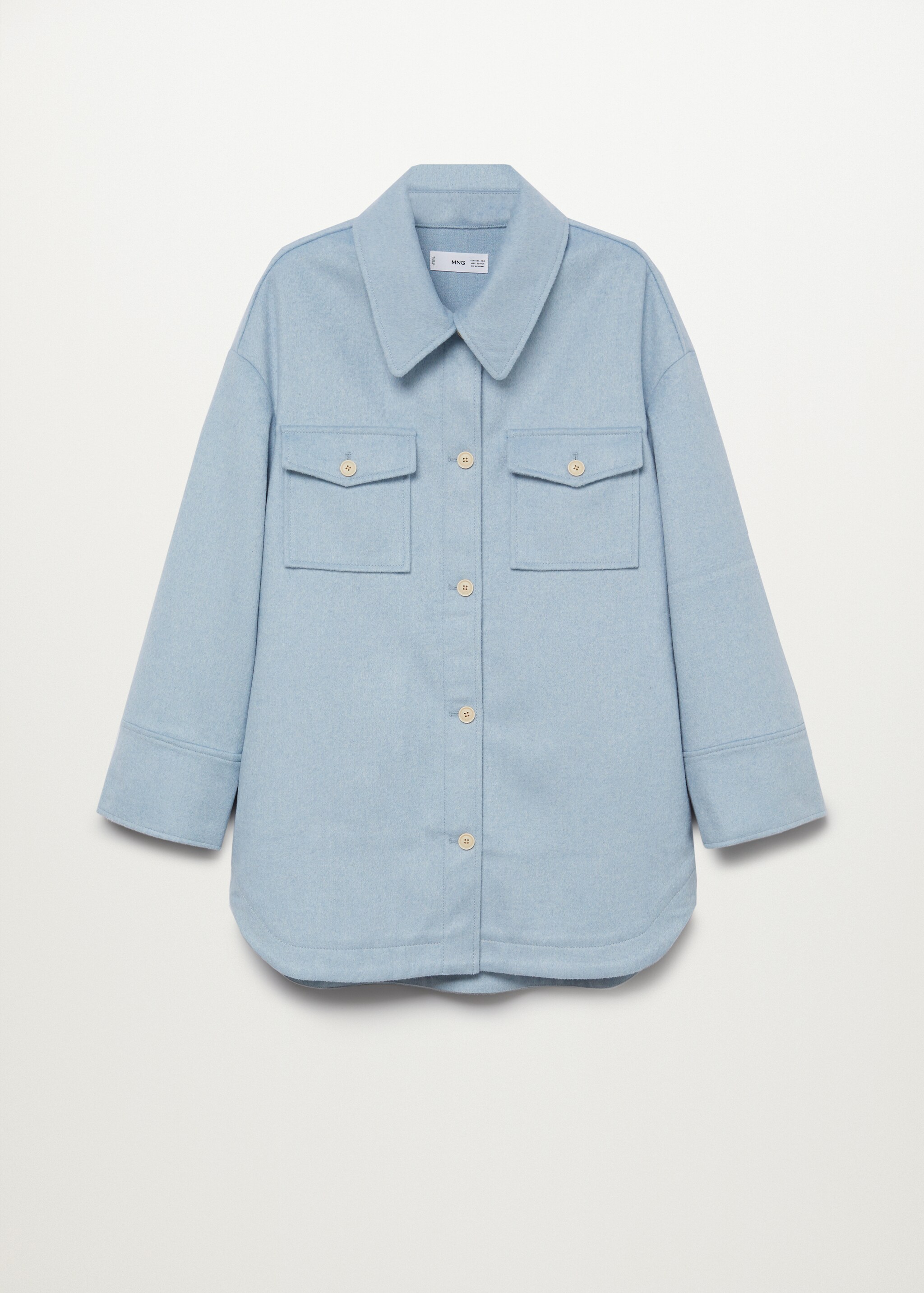 Sobrecamisa lana oversize - Artículo sin modelo