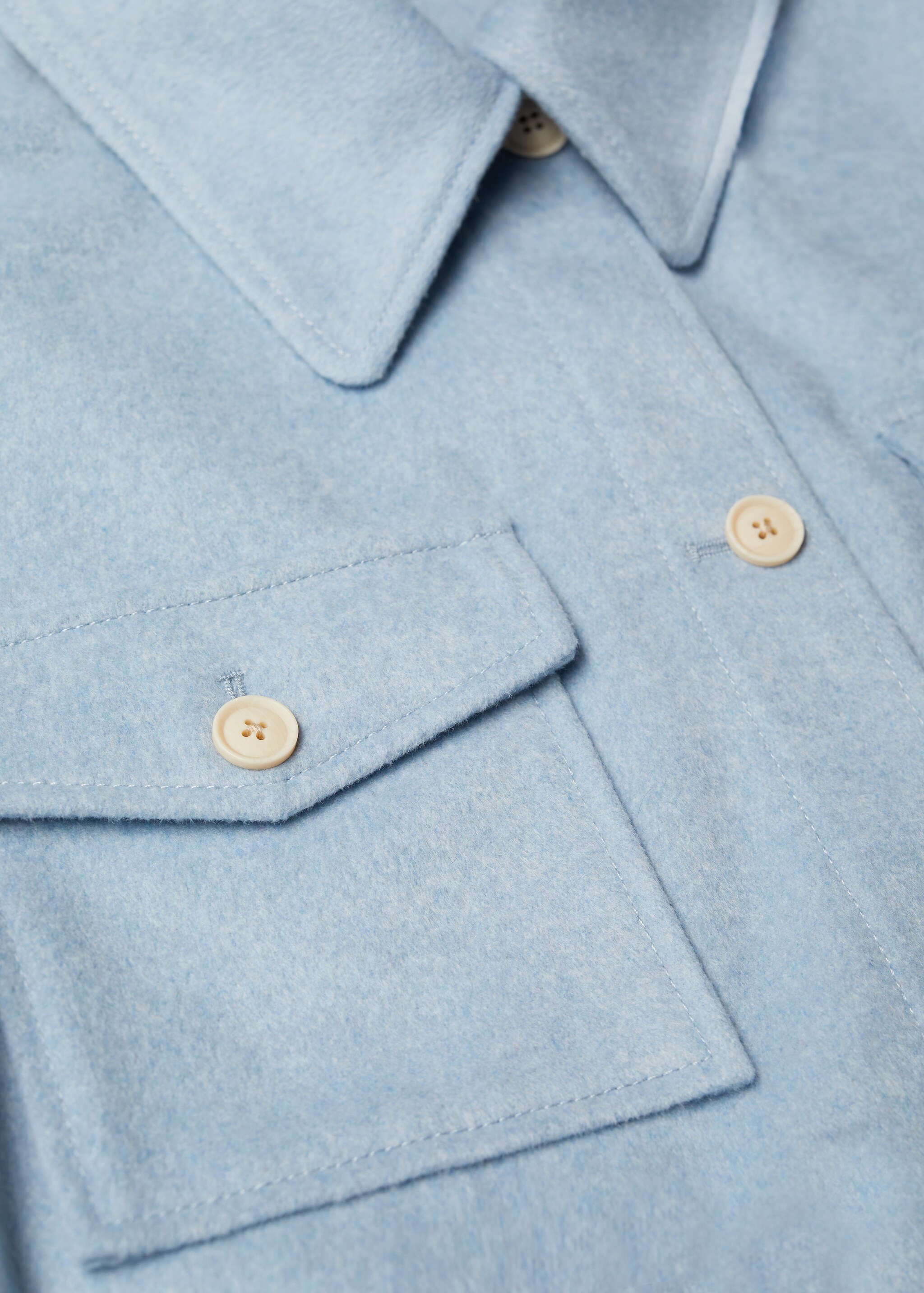 Sobrecamisa lana oversize - Detalle del artículo 8