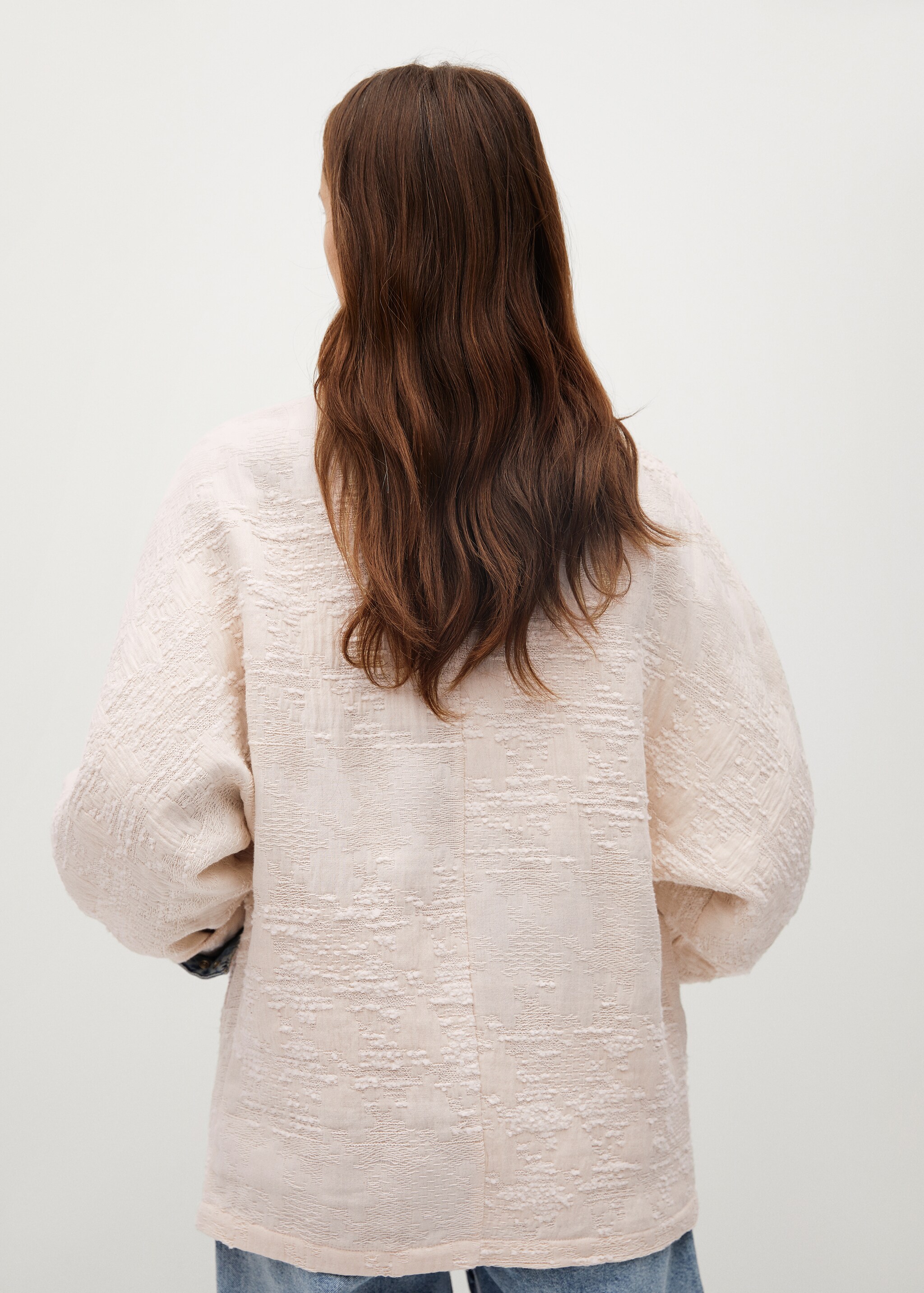 Chaqueta estilo kimono - Reverso del artículo