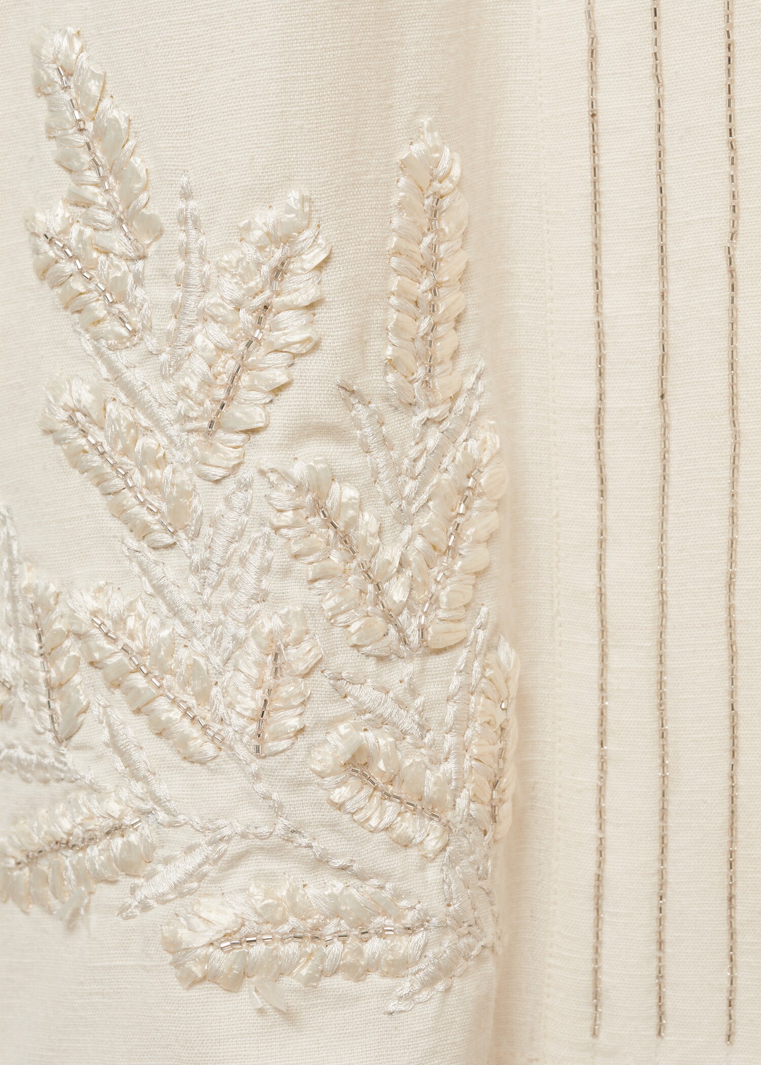 Cafetã bordado de algodão - Pormenor do artigo 8