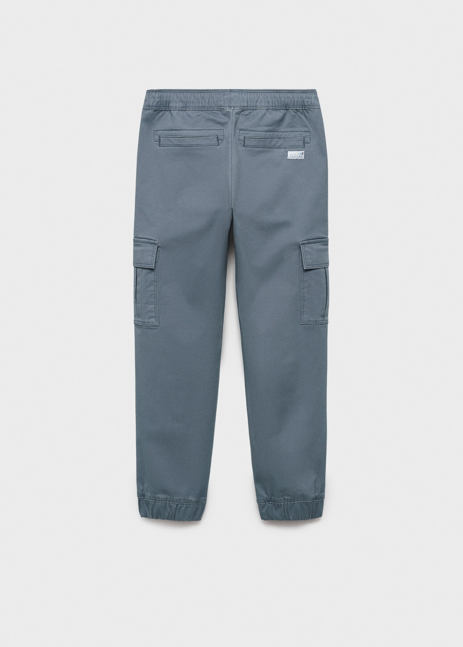Cotton cargo trousers - Reverse of the article