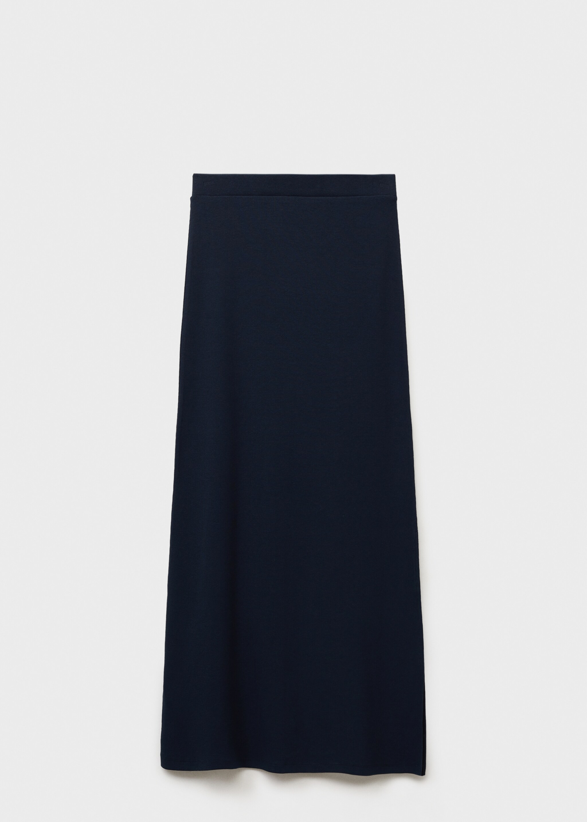 Falda larga abertura lateral - Artículo sin modelo, Azul marino oscuro. Ref: 87084788-00.