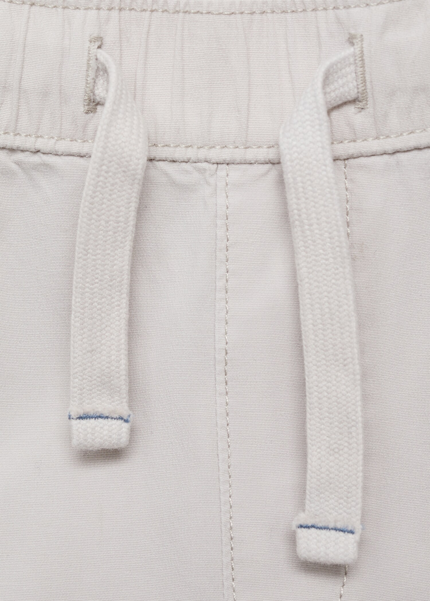 Slim-fit cotton trousers - Details of the article 8