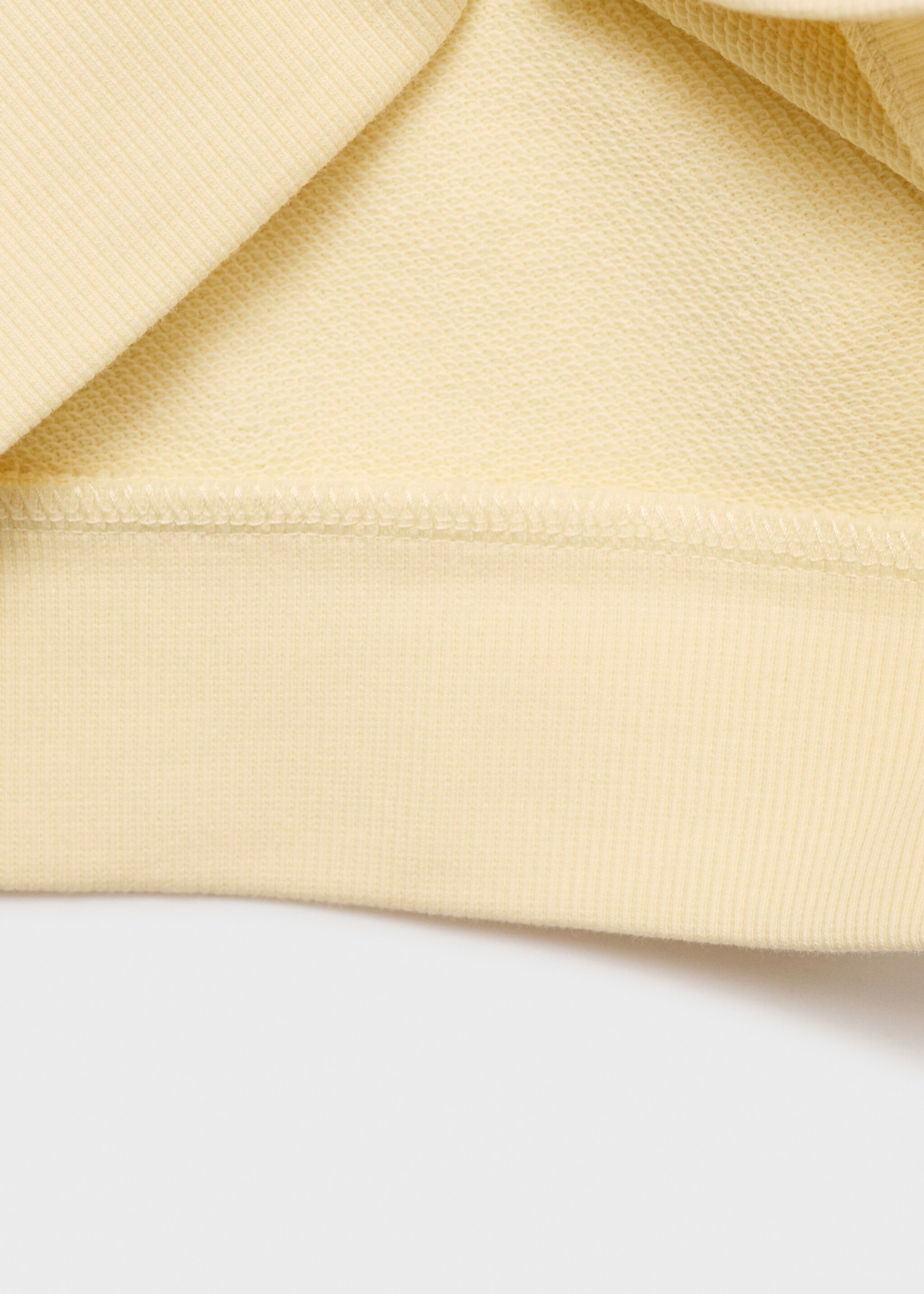Sweater coton message - Détail de l'article 0, Jaune. Ref: 87084792-00.