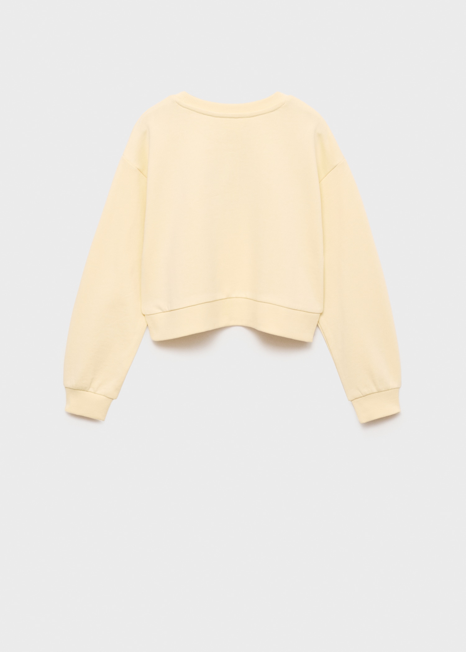 Sweater coton message - Verso de l’article