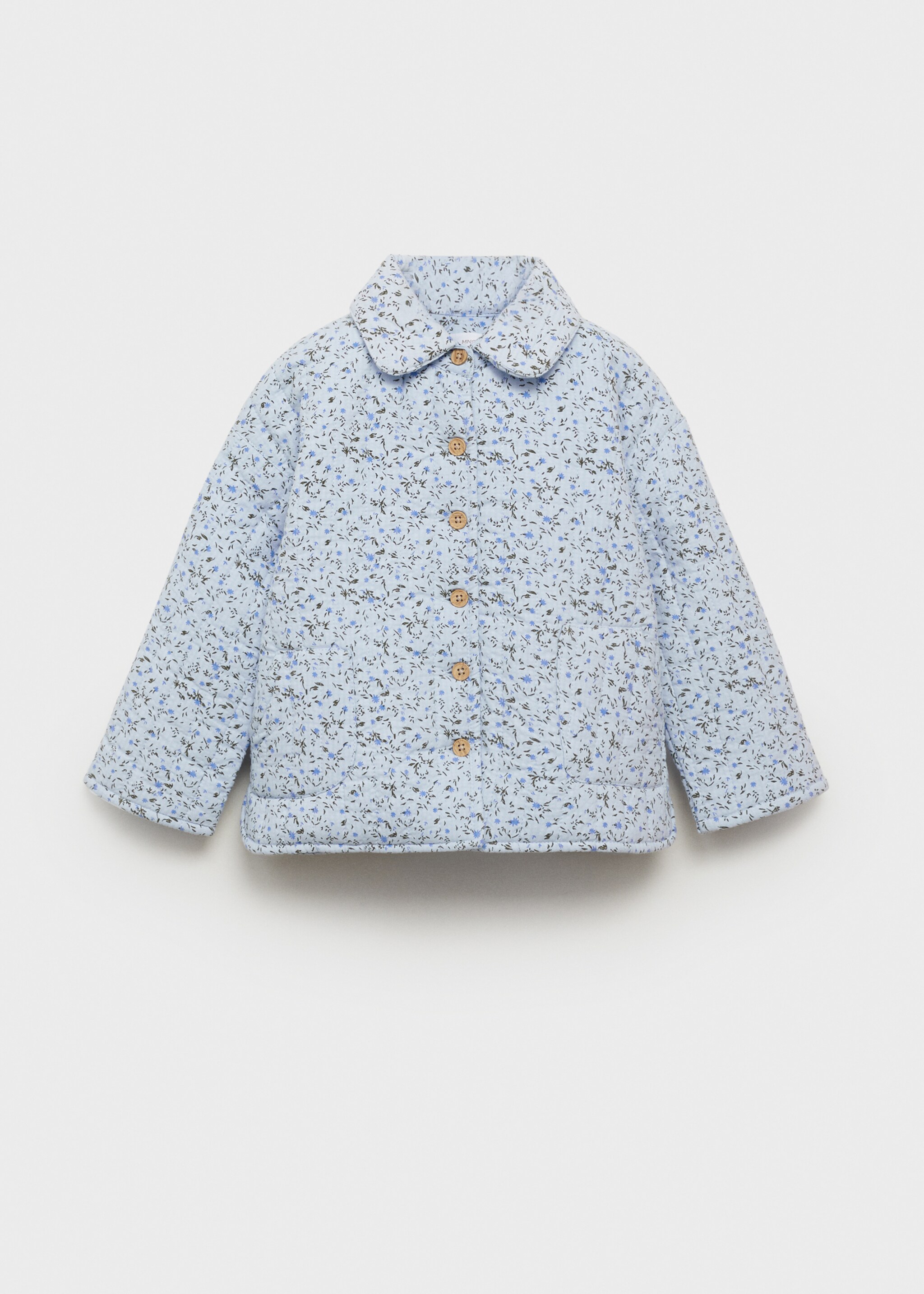 Floral print jacket - Article without model, Ecru. Ref: 87084796-00.