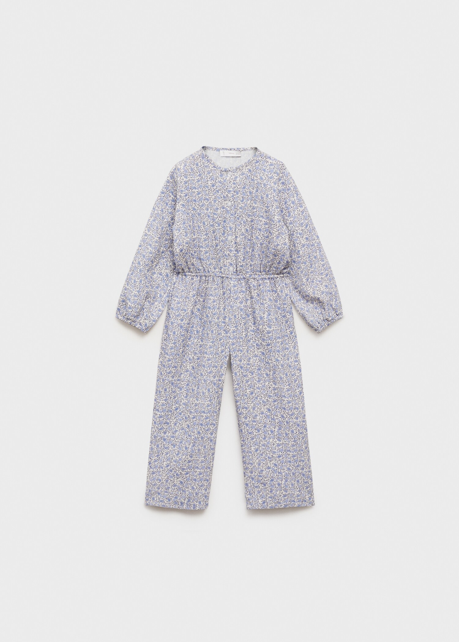 Floral-print cotton jumpsuit - Article without model