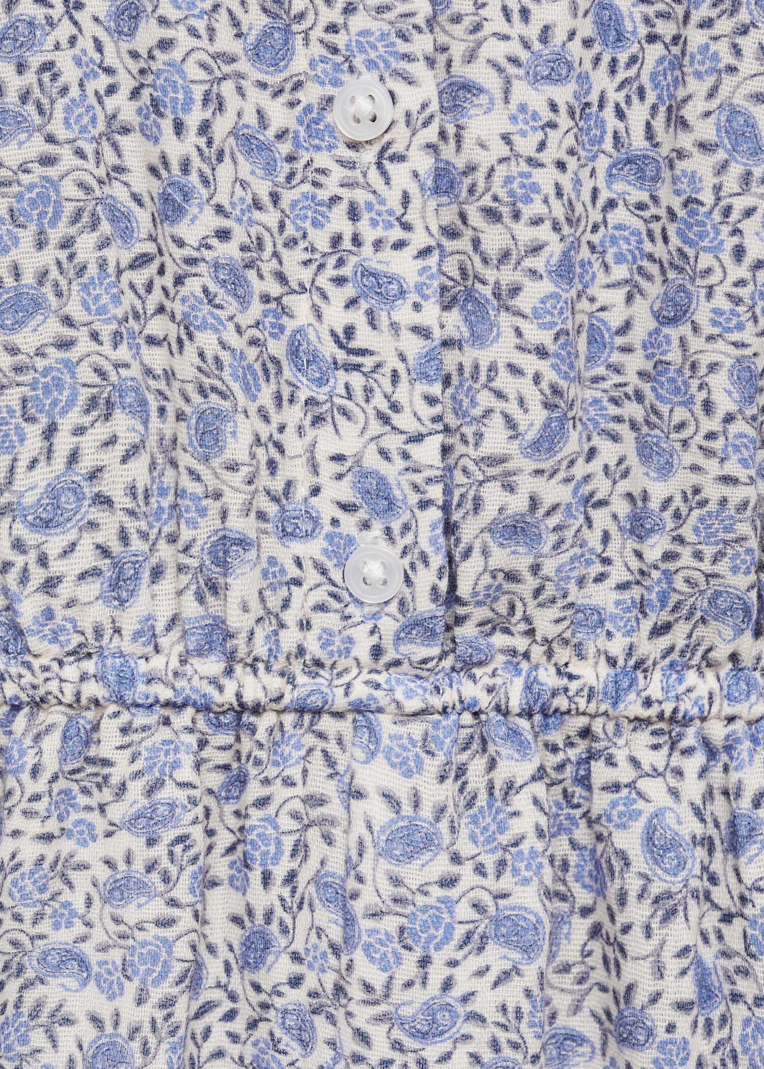 Floral-print cotton jumpsuit - Details of the article 8