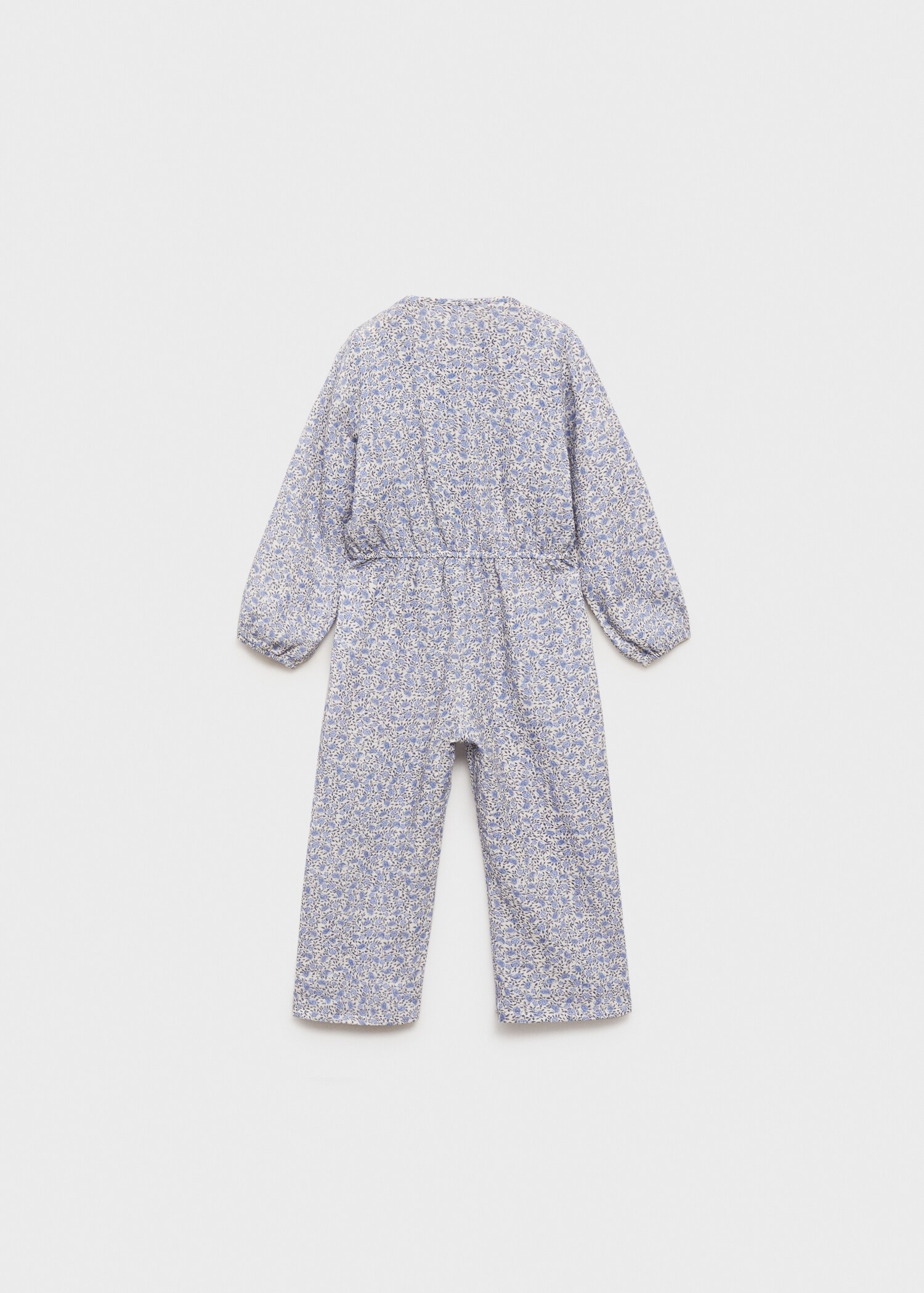 Floral-print cotton jumpsuit - Reverse of the article