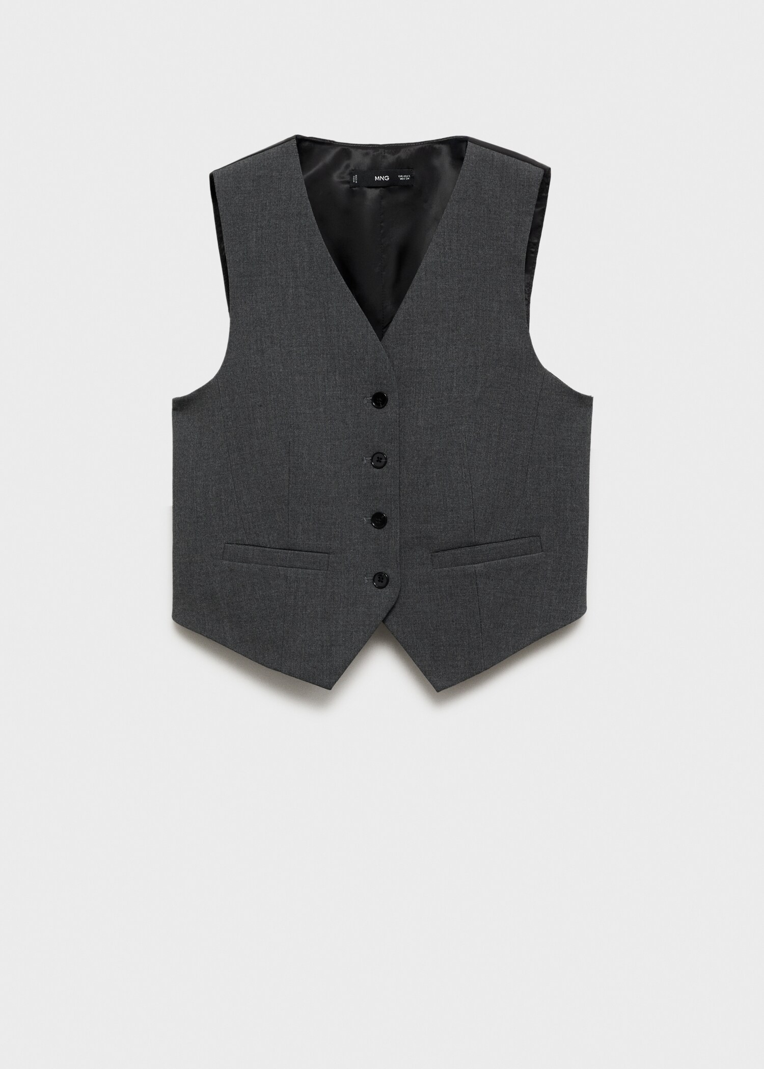 Anzugweste mit verstellbarem Gürtel - Artikel ohne Model