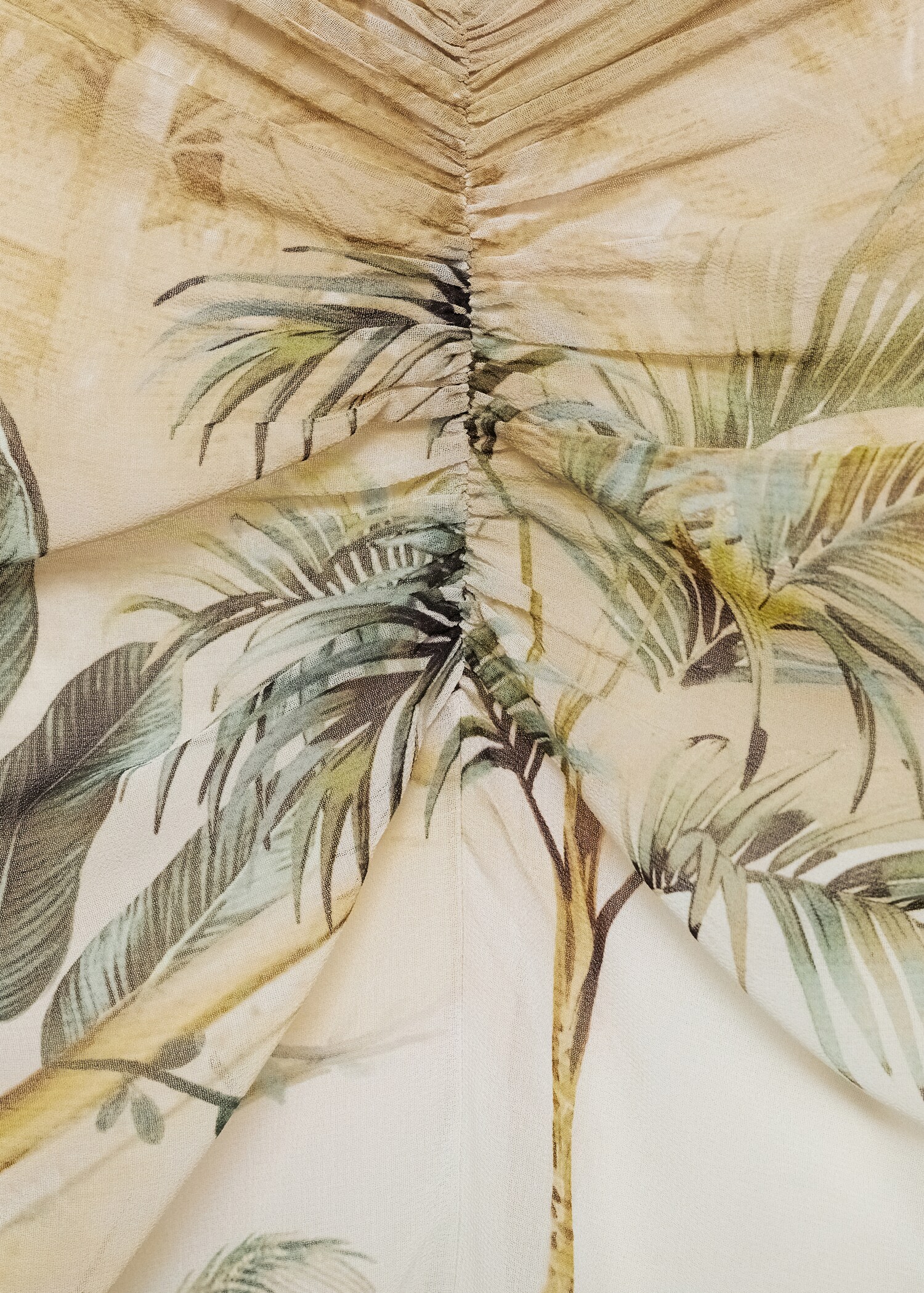 Tropical-print straight skirt - Details of the article 8