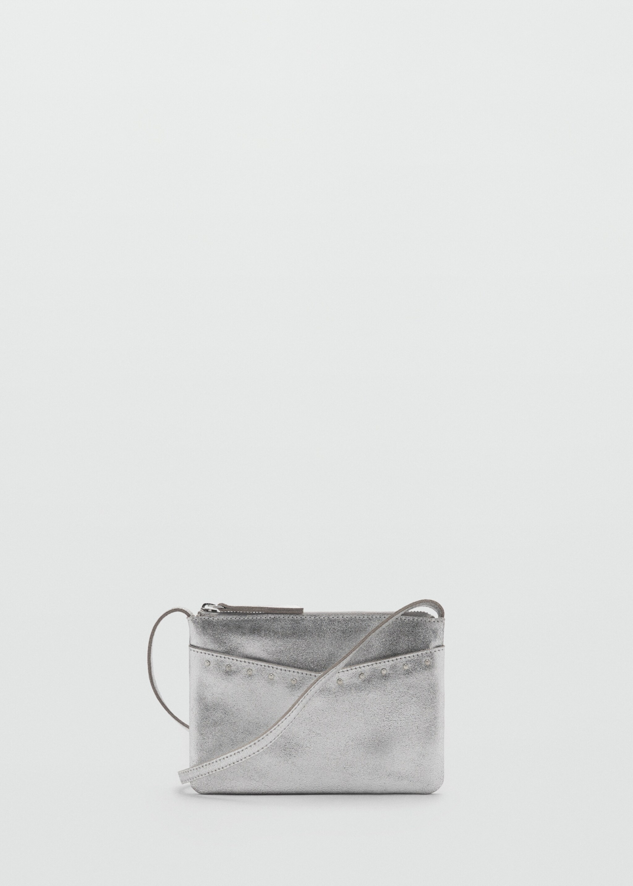 Metallic-effect clutch - Article without model, Silver. Ref: 87085137-00.