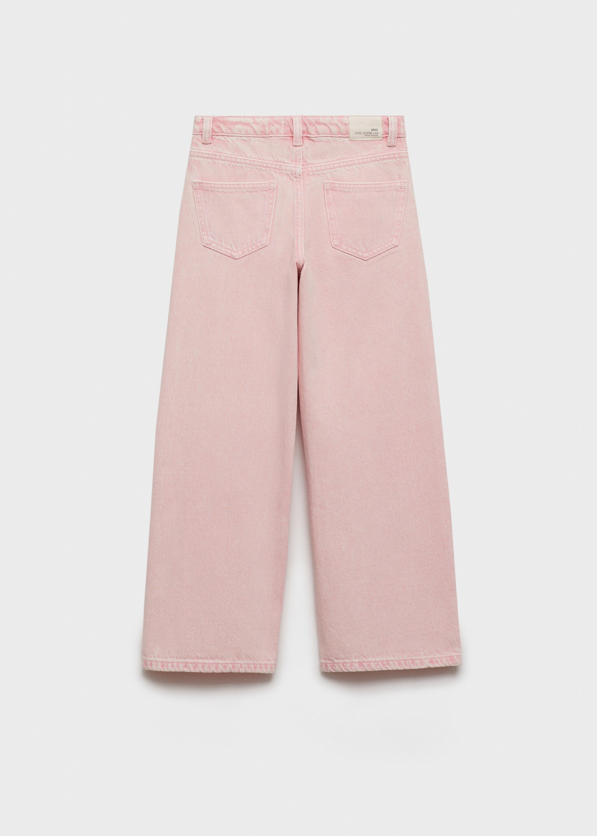 Jeans wide leg - Reverso del artículo, Rosa. Ref: 87085138-00.