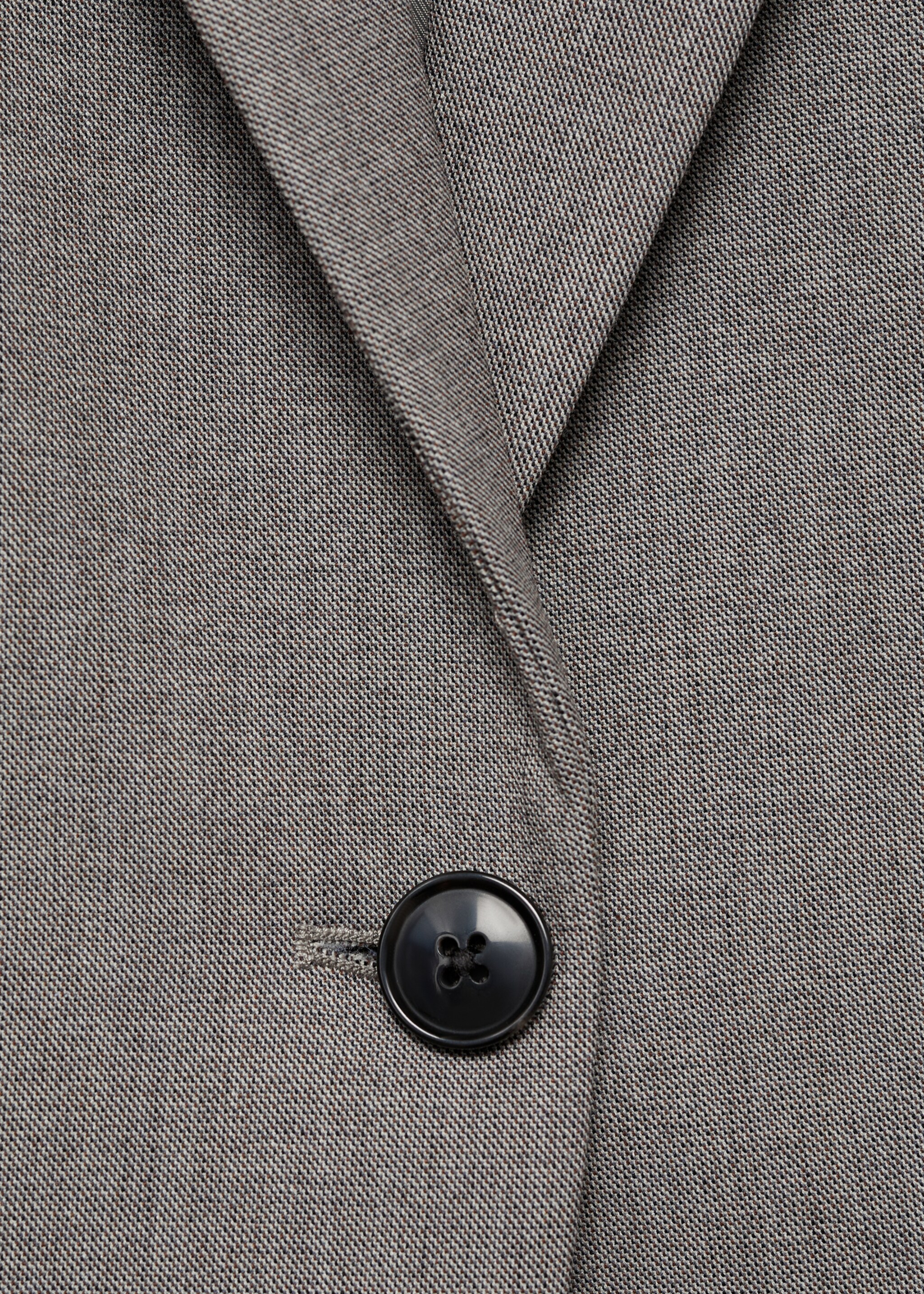 Gerader Blazer mit Pattentaschen - Detail des Artikels 0, Grau. Ref: 87085139-00.