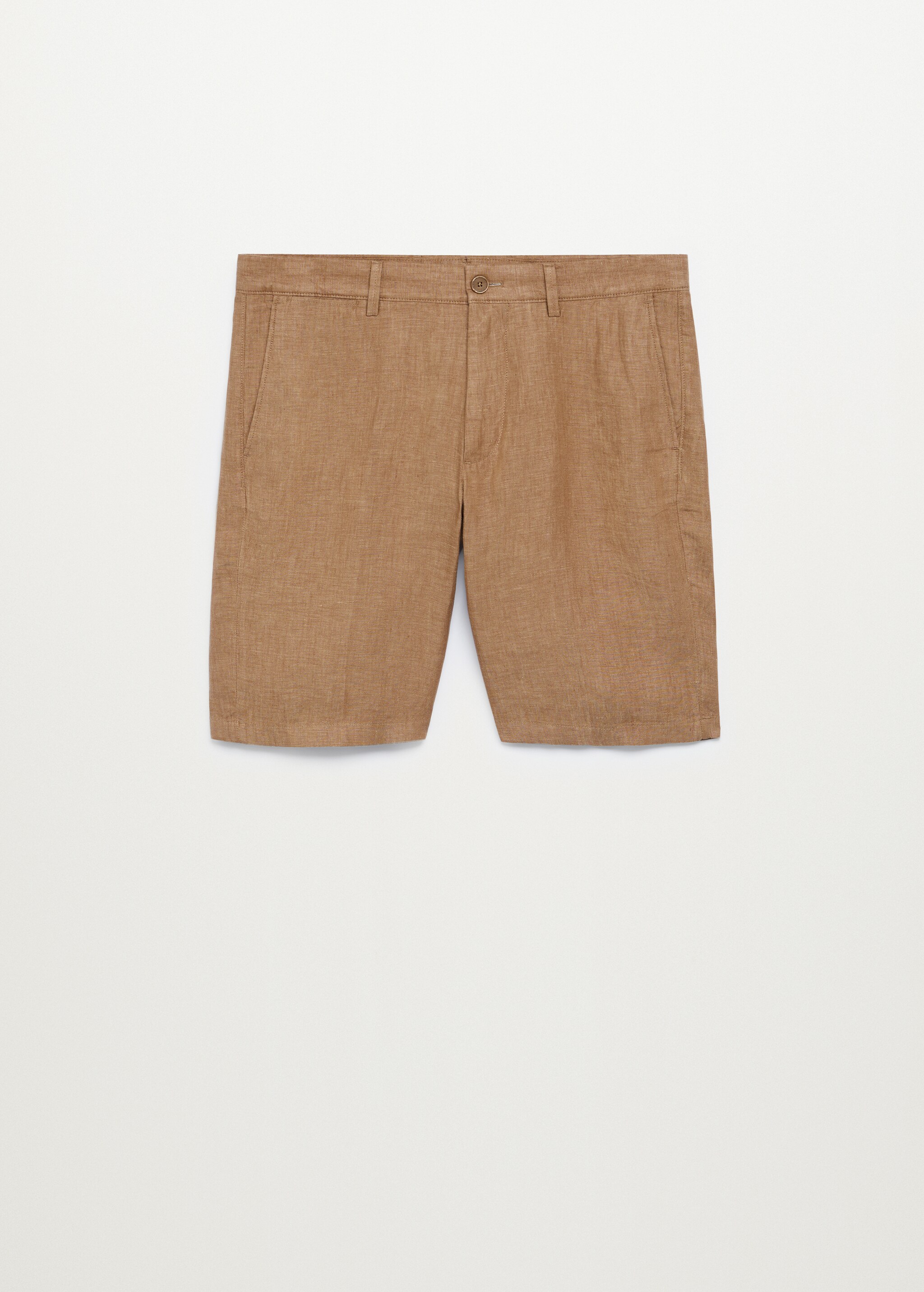 Linen chino Bermuda shorts - Article without model