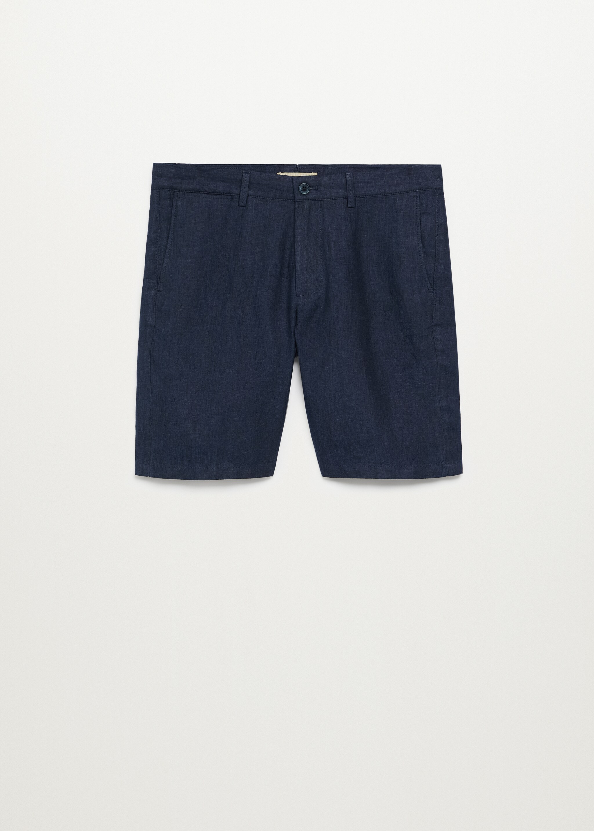 Linen chino Bermuda shorts - Article without model
