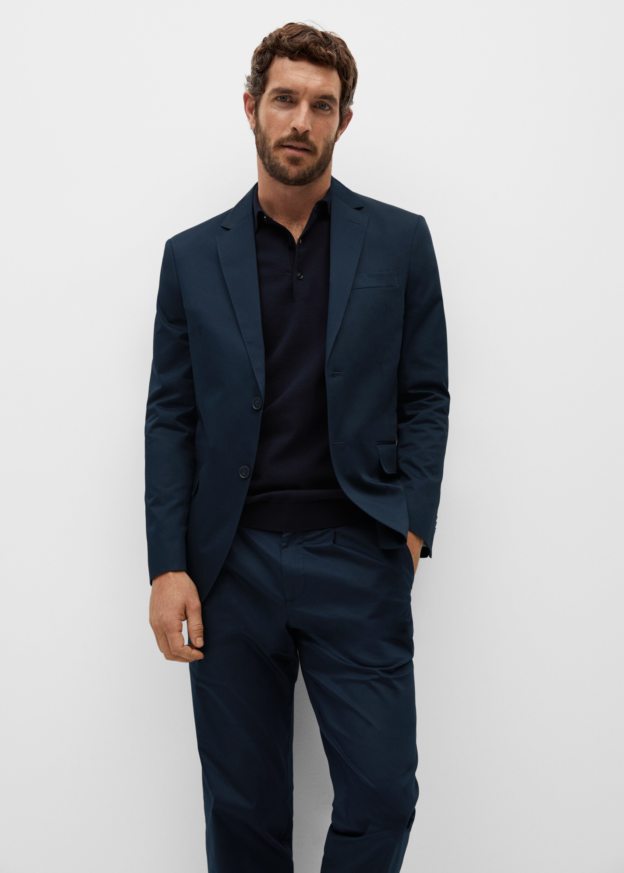 Americana slim fit algodón  - Detalle del artículo 3