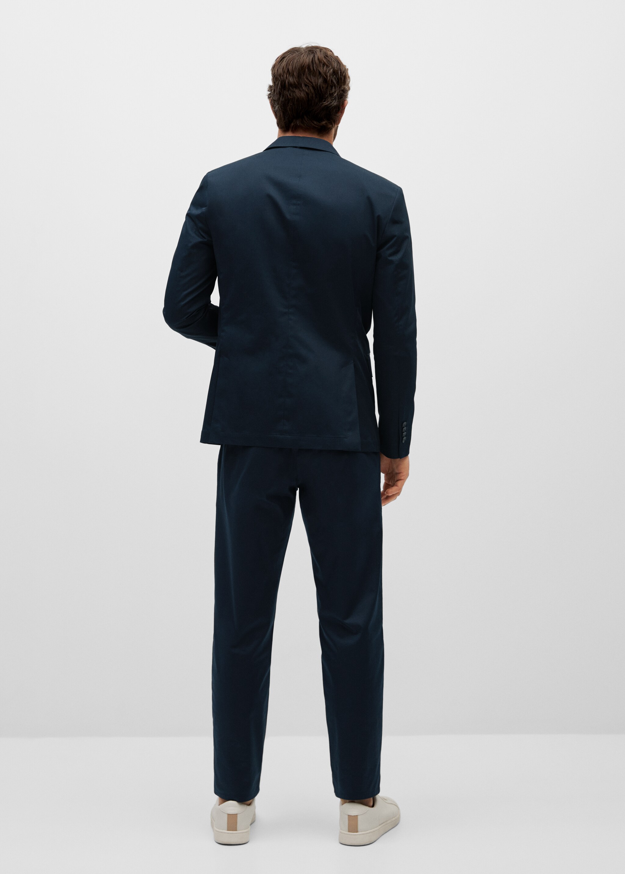 Americana slim fit algodón  - Reverso del artículo