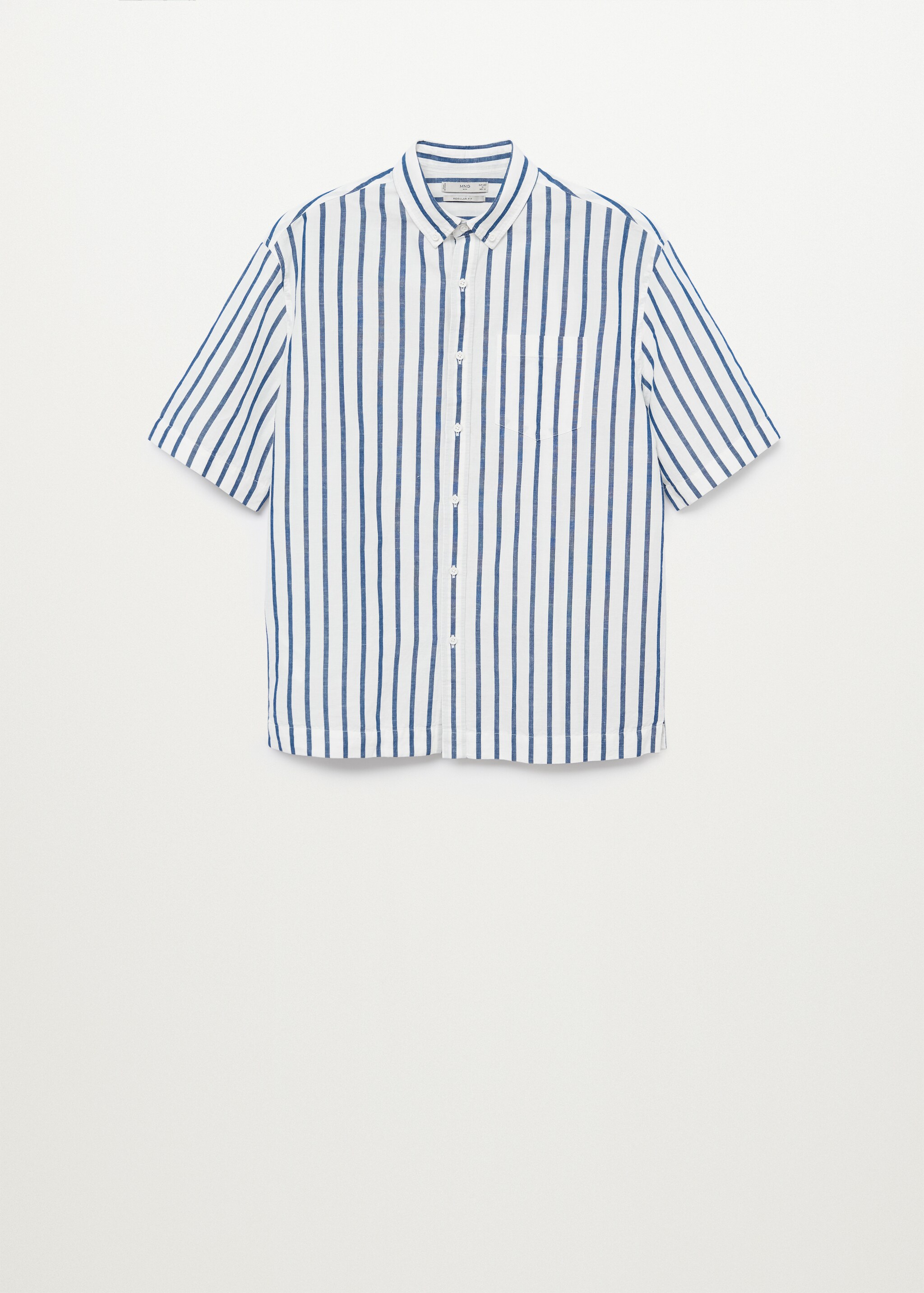Camisa regular fit lino rayas  - Artículo sin modelo