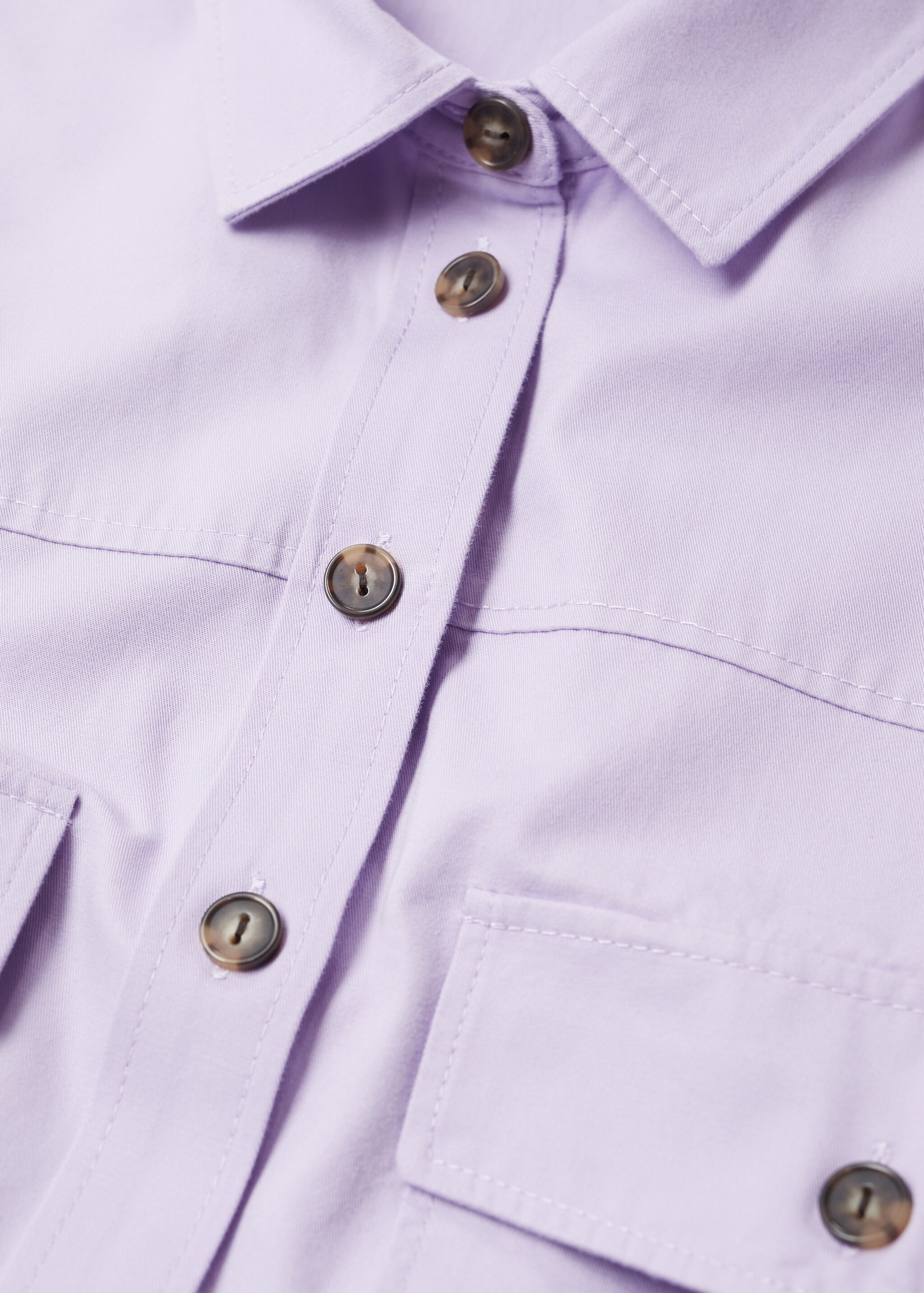 Sobrecamisa lyocell bolsillos - Detalle del artículo 8